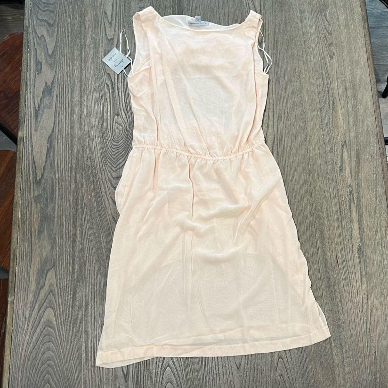 Danner NWT Danny and Nicole Dress Cream Sleeveless Chiffon Size 12 Size XL / US 12-14 / IT 48-50 - 4 Thumbnail