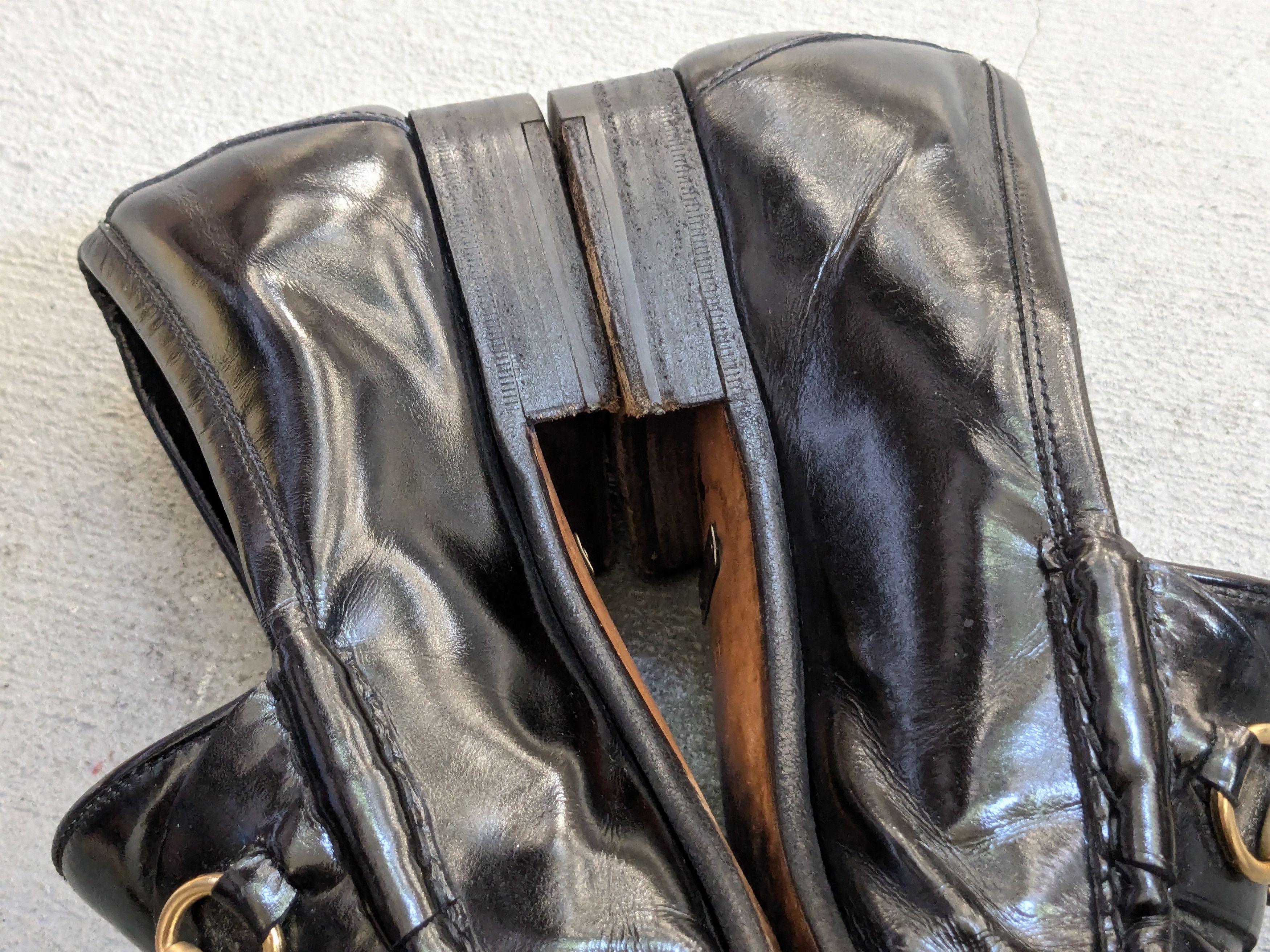 Gucci Gucci Horsebit Loafers Black 9.5 Slip Ons Buckle Snaffle Size US 9.5 / EU 42-43 - 13 Thumbnail