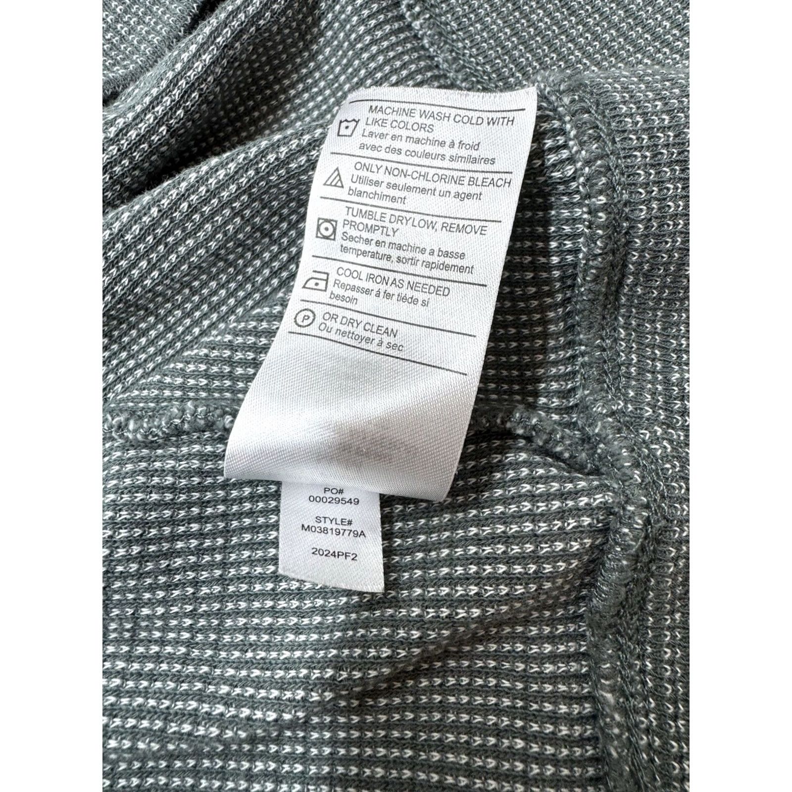 Vince Vince Mens Green 100% Pima Cotton Long Sleeve Textured Hooded Pullover Hoodie M Mens Size US M / EU 48-50 / 2 - 8 Thumbnail