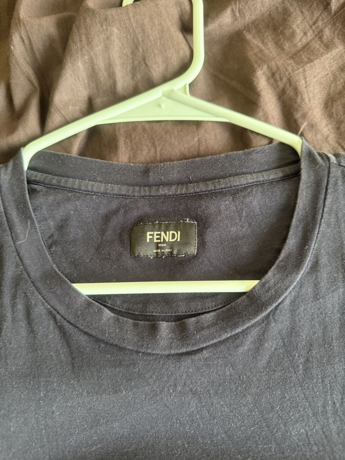 Fendi Fendi Bug Monogram Navy T-shirt Size US L / EU 52-54 / 3 - 2 Thumbnail