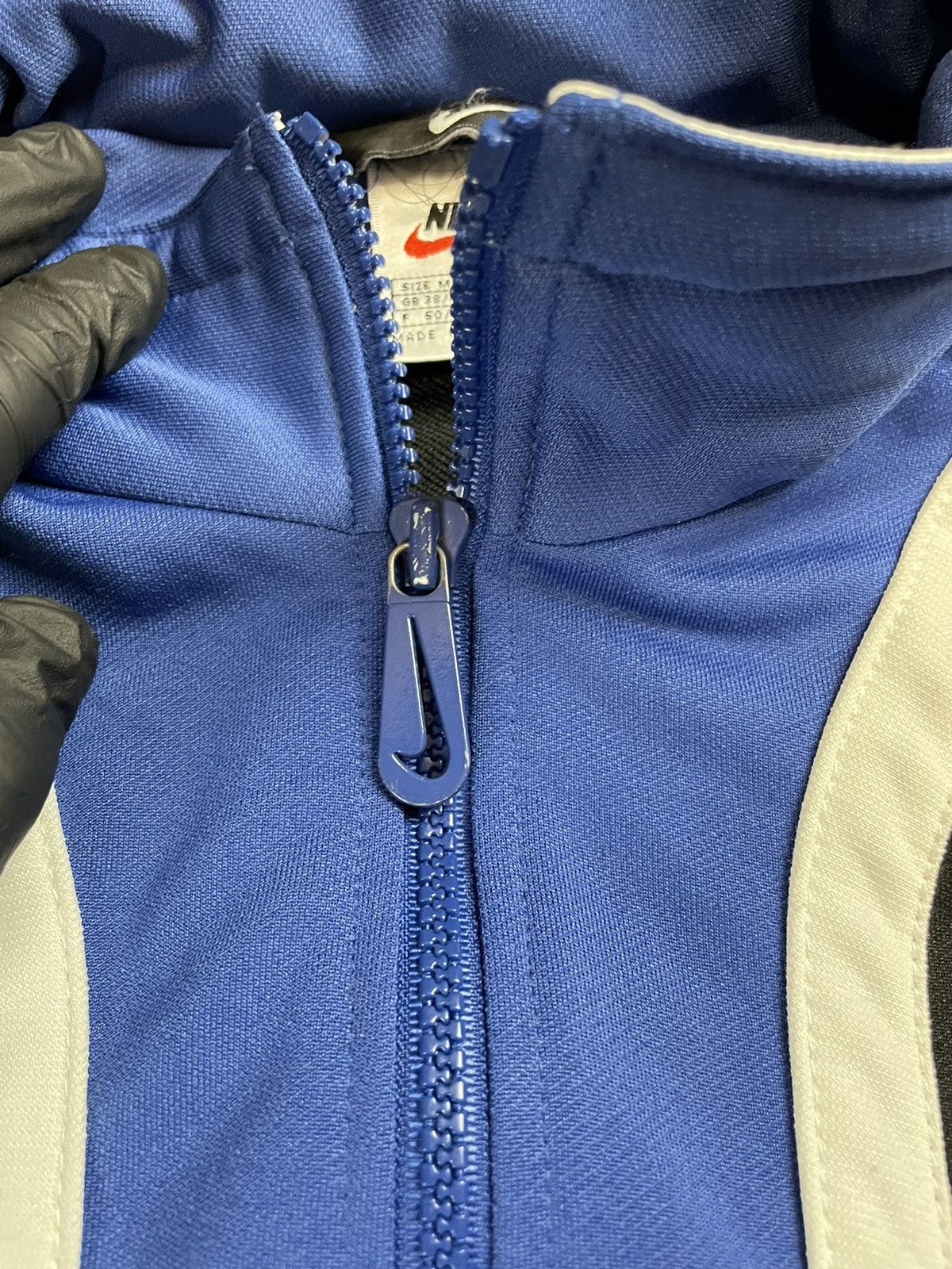 Nike × Vintage Nike swoosh streetwear vintage multi logo zip sweatshirt Size US M / EU 48-50 / 2 - 6 Thumbnail