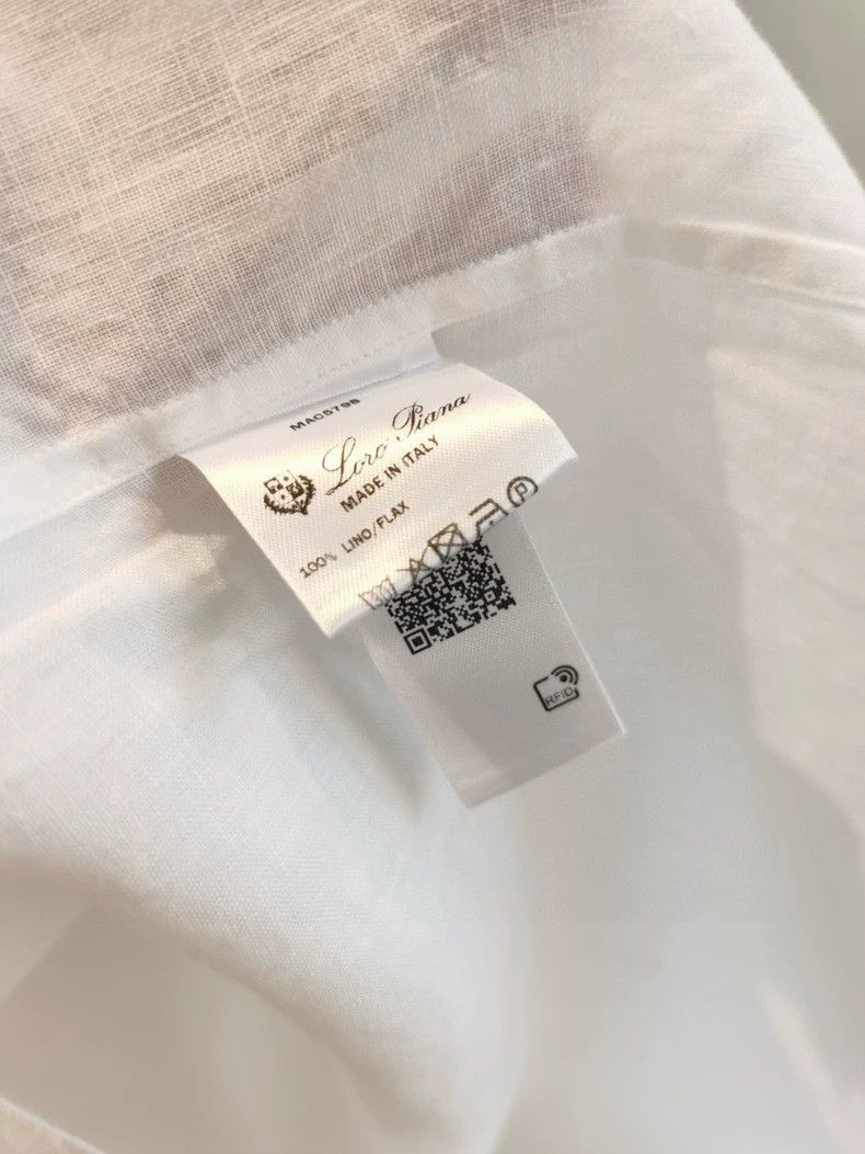Loro Piana LORO PIANA Men's linen shirts Size US XS / EU 42 / 0 - 7 Thumbnail