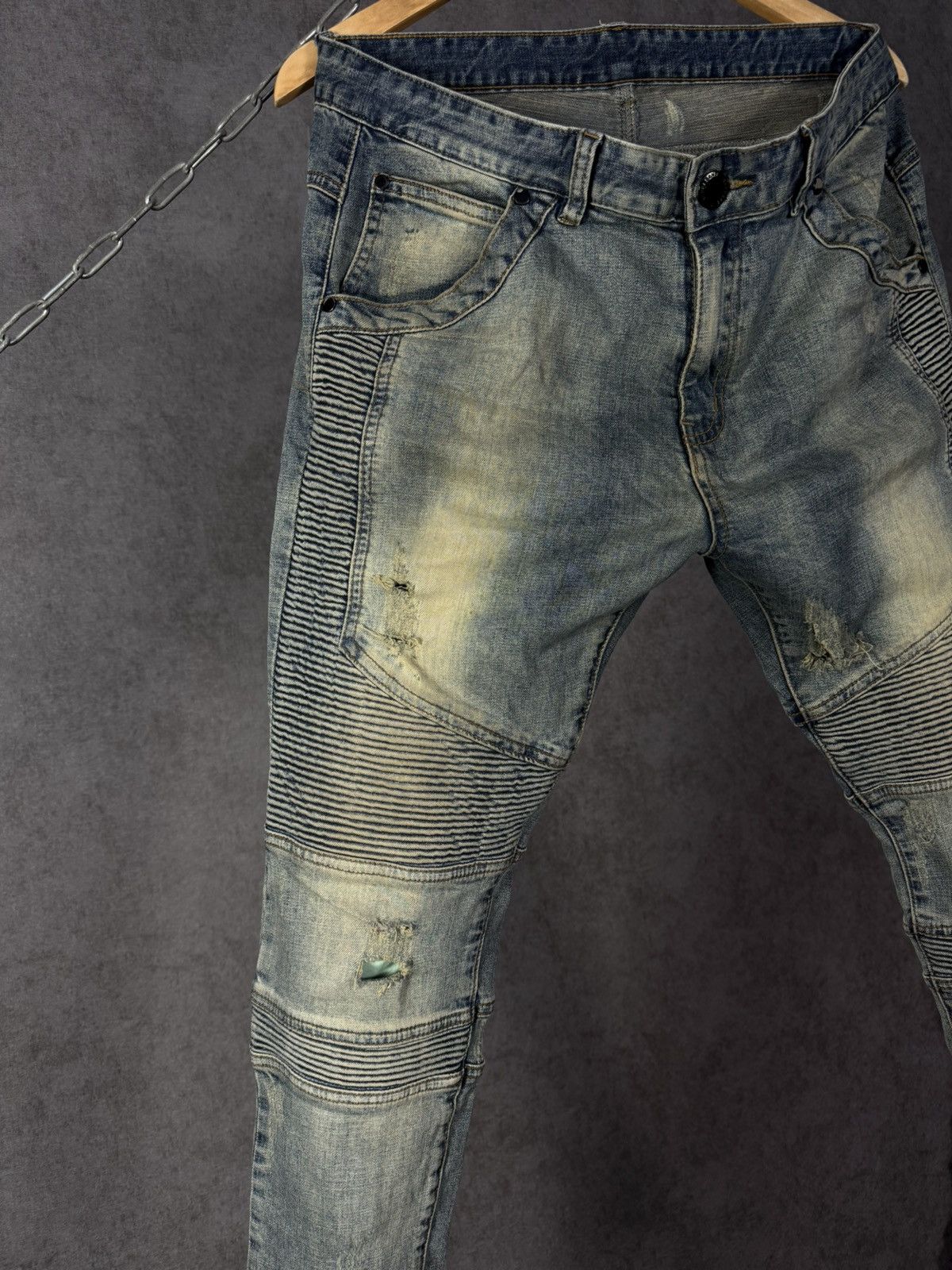 Represent Clo. Represent designer distressed jeans Size US 34 / EU 50 - 3 Thumbnail