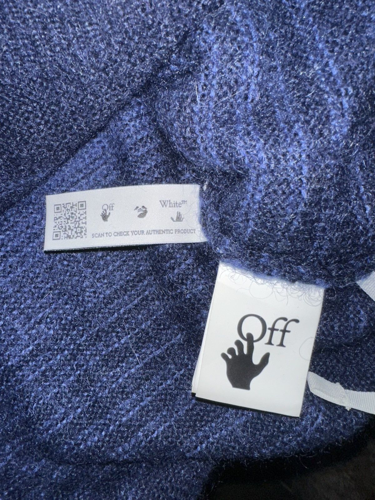 Off-White Off White Mohair Crewneck Size US L / EU 52-54 / 3 - 4 Thumbnail