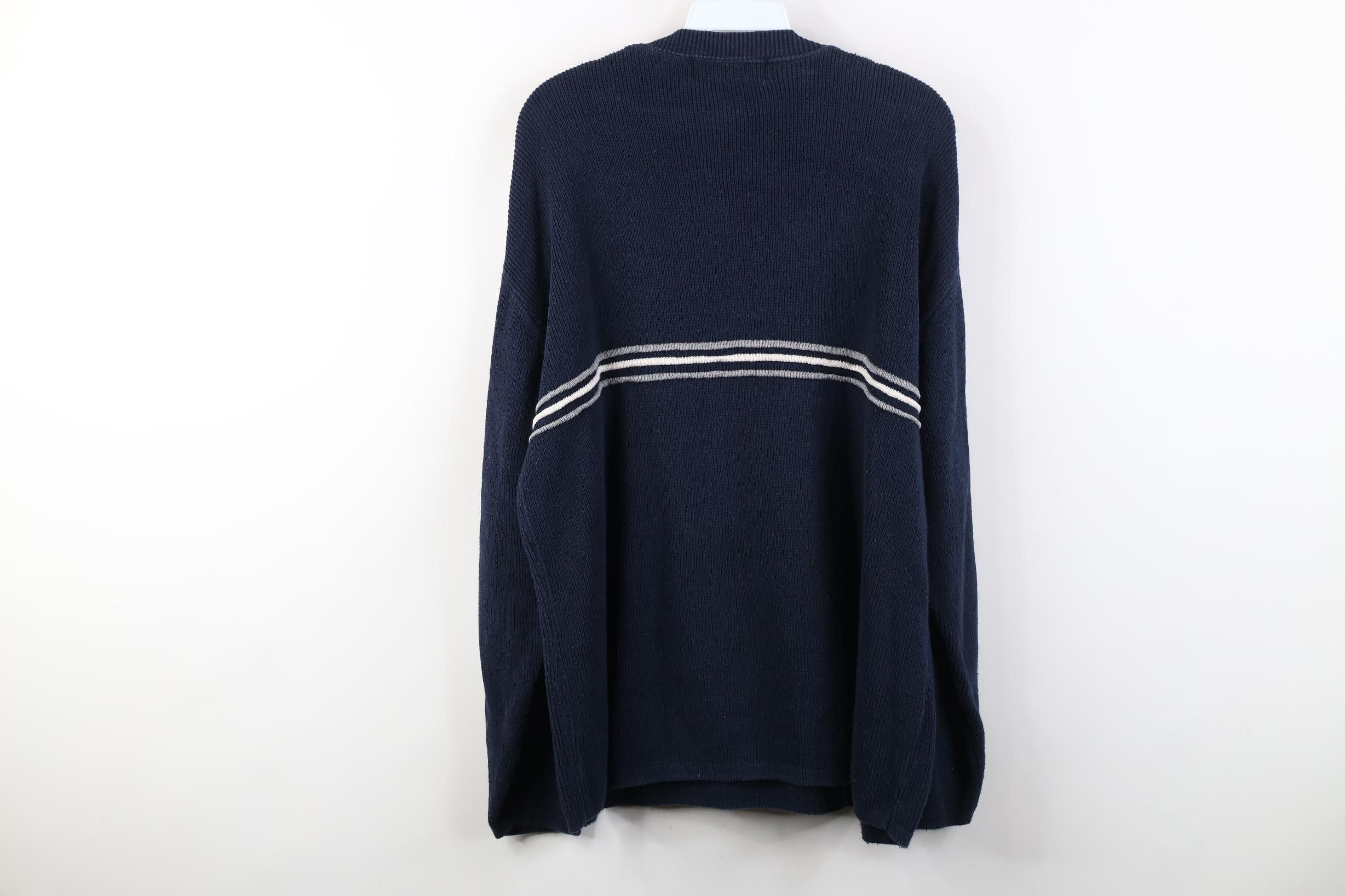 Vintage Vintage 90s Streetwear Ribbed Knit Crewneck Sweater USA Size US M / EU 48-50 / 2 - 10 Thumbnail