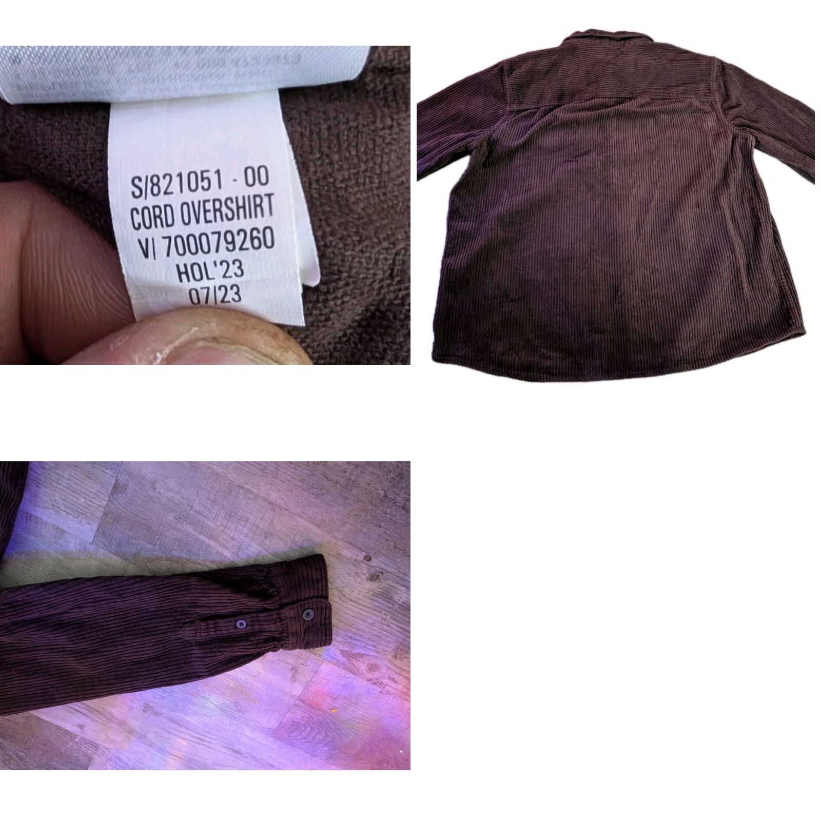 Gap Gap Corduroy Overshirt Mens XL Thick Wale Cord Brown Button Up EUC Size US XL / EU 56 / 4 - 9 Thumbnail