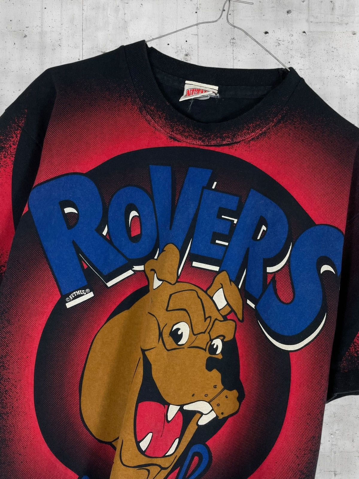 Vintage Vintage 90s Blackburn Rovers FC Mascot All Over Print Shirt Size US M / EU 48-50 / 2 - 2 Thumbnail
