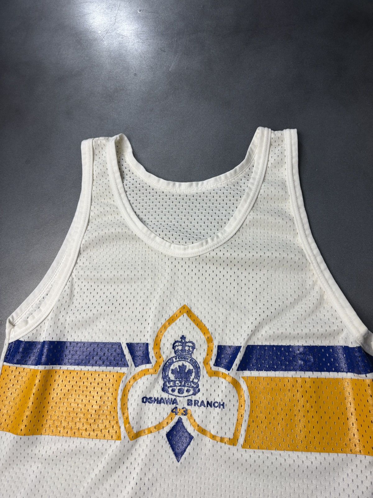 Vintage 1980s Vintage Pinney Mesh Tanktop Sportswear Oshawa Practice Size US S / EU 44-46 / 1 - 5 Thumbnail