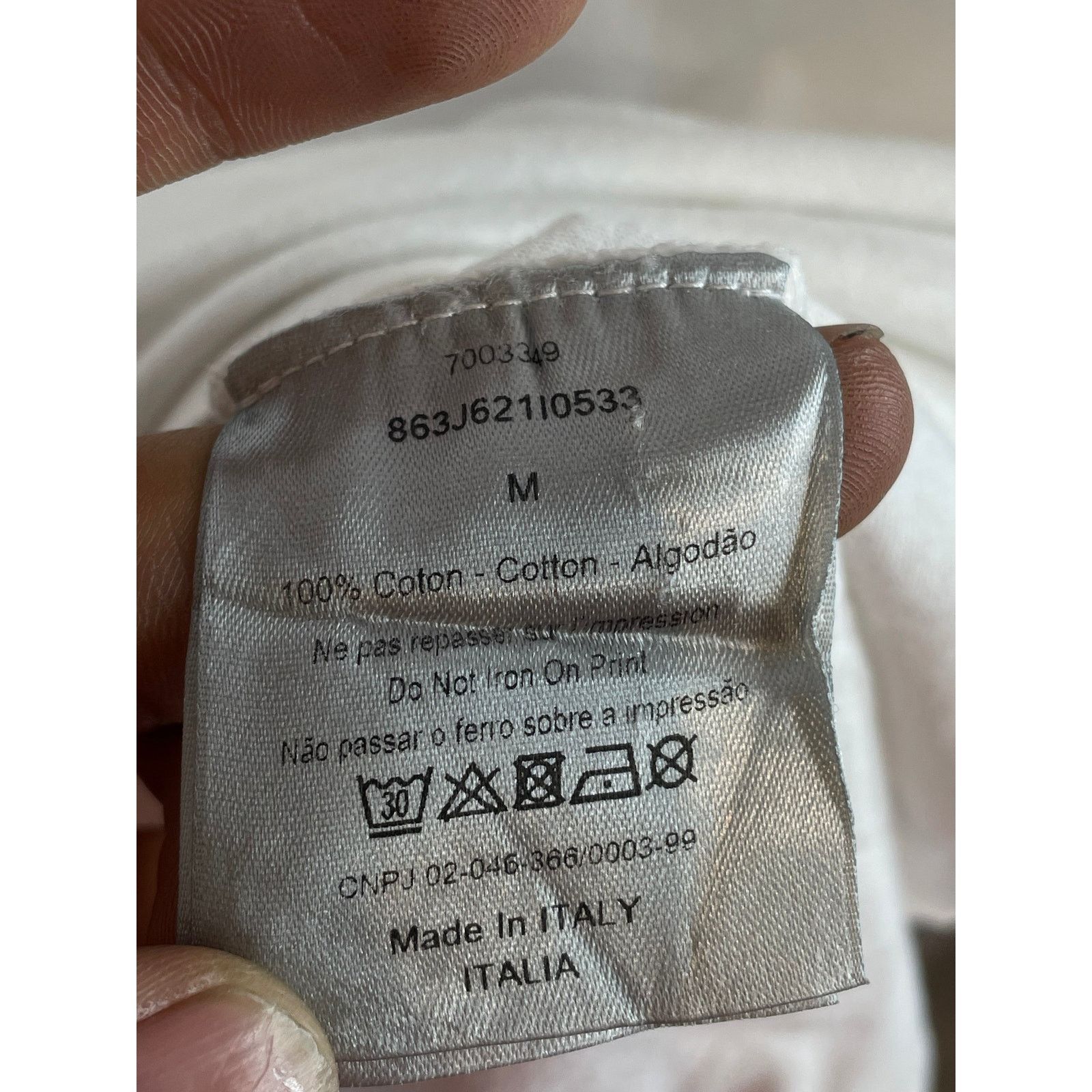 Dior Dior Atelier Tee White Used Medium Size US M / EU 48-50 / 2 - 3 Thumbnail