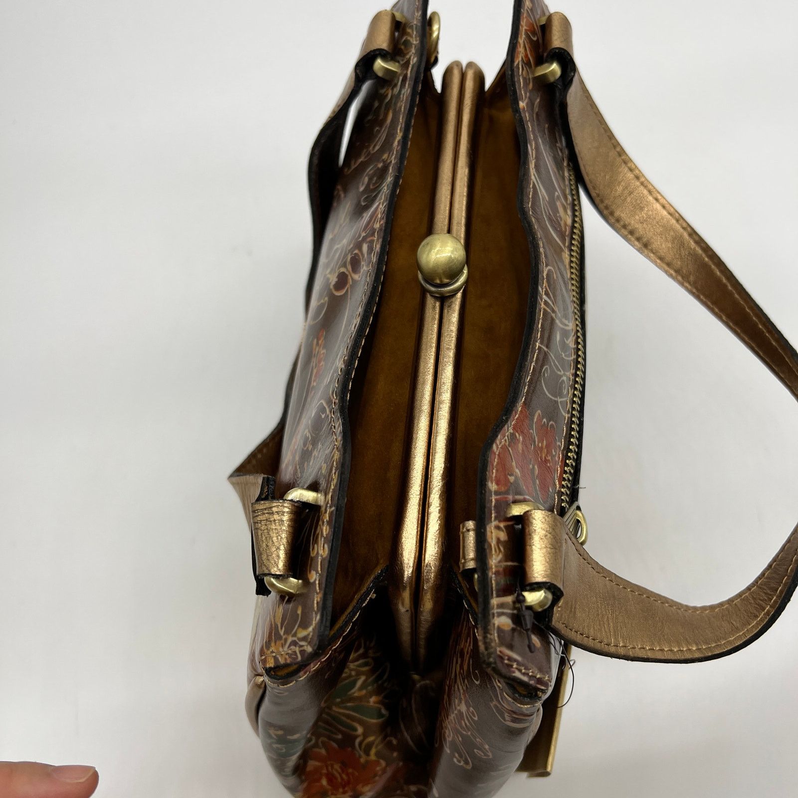 Patricia Nash Patricia Nash Leather Vattaro Frame Bag with C Size ONE SIZE - 11 Thumbnail