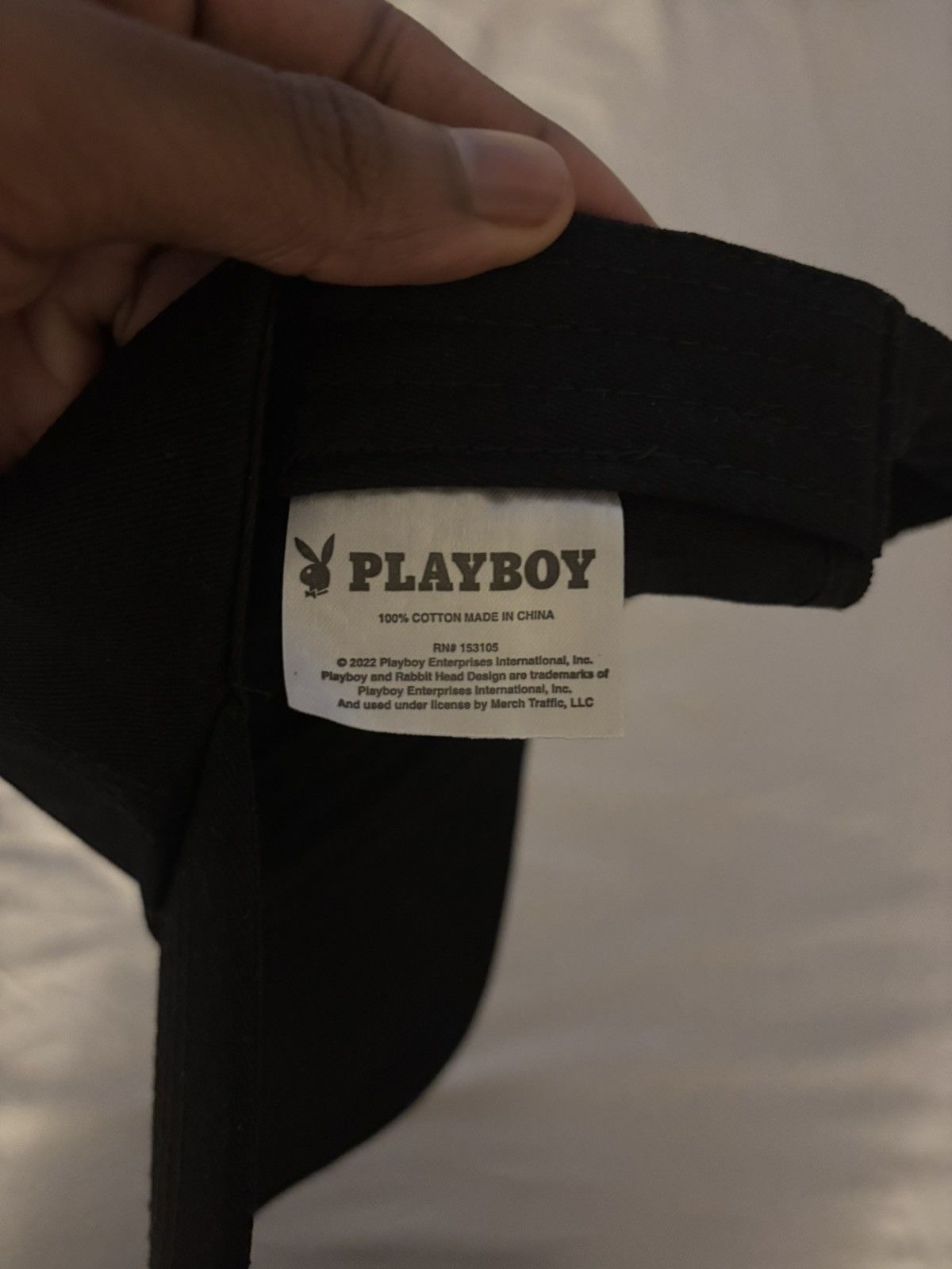 Playboy Black & white Playboy Cap Size ONE SIZE - 3 Thumbnail