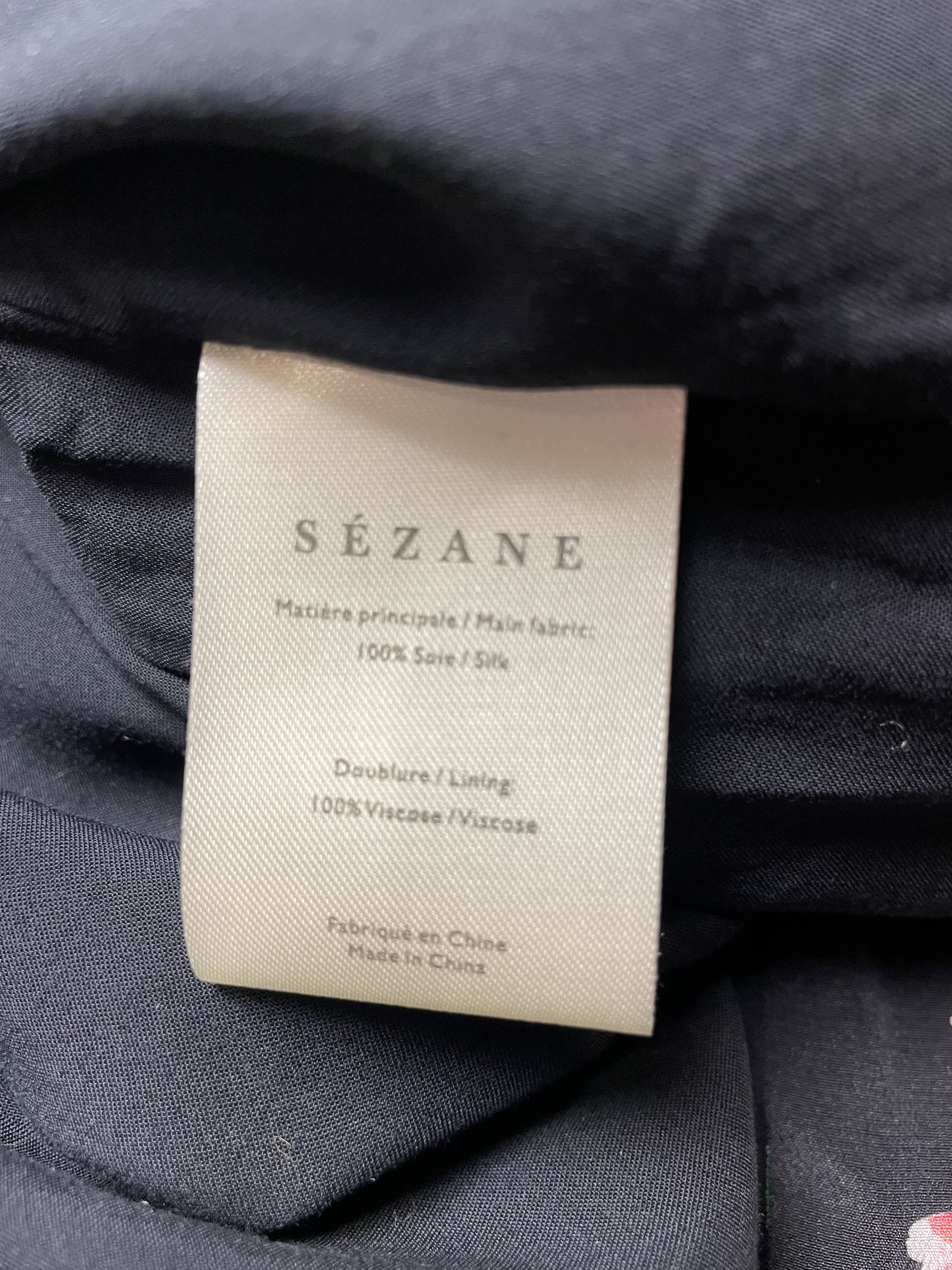 Sezane Sezane Elsa Silk Bouquet Print Floral Mini Dress EU 38 Size S / US 4 / IT 40 - 12 Thumbnail