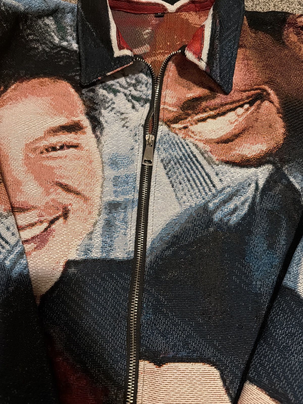 Vintage custom made rush hour tapestry jacket Size US XL / EU 56 / 4 - 5 Thumbnail