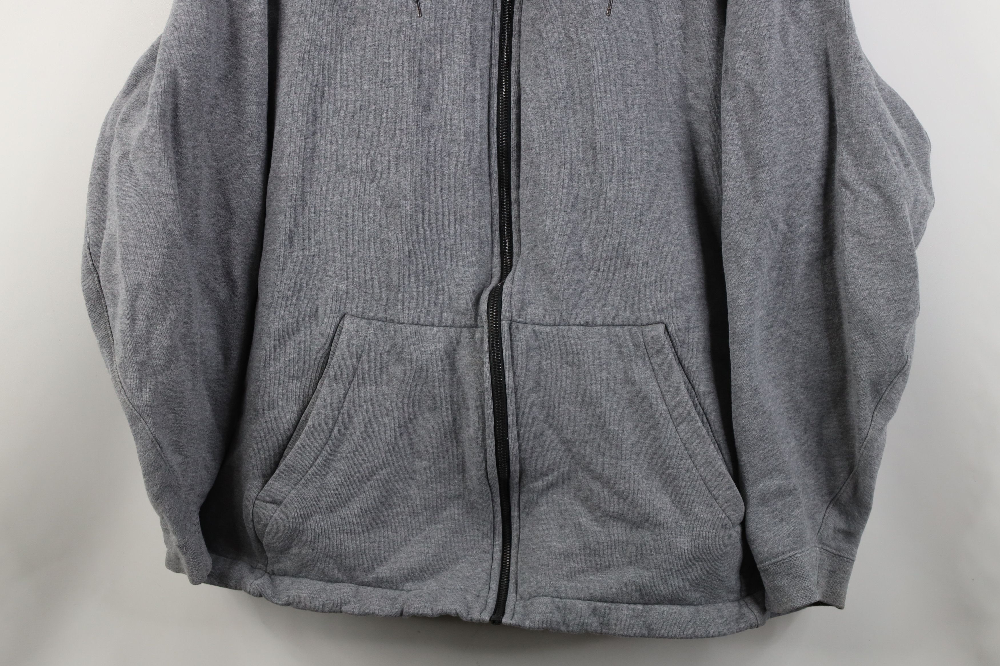 Nike Nike Sportswear Box Logo Modern Zip Hoodie Sweatshirt Gray Size US XXL / EU 58 / 5 - 3 Thumbnail