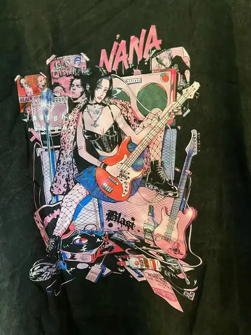 VIBE Japanese Anime Rocker Band Nana Osaki T-shirt Graphic Tees Size US L / EU 52-54 / 3 - 2 Thumbnail