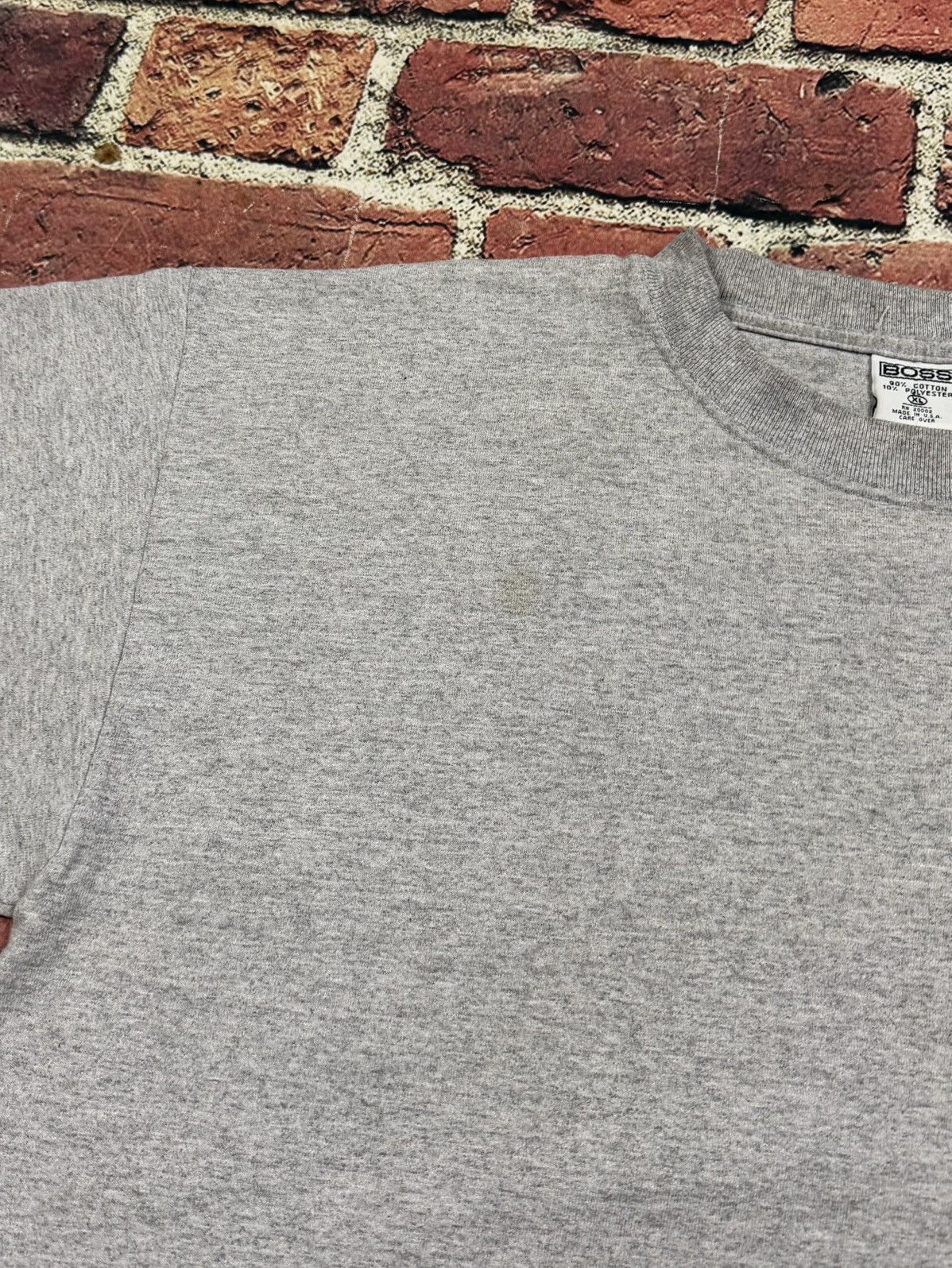 Hugo Boss Vintage 90s Boss Single Stitched Double Sided T Shirt Size US XL / EU 56 / 4 - 6 Thumbnail