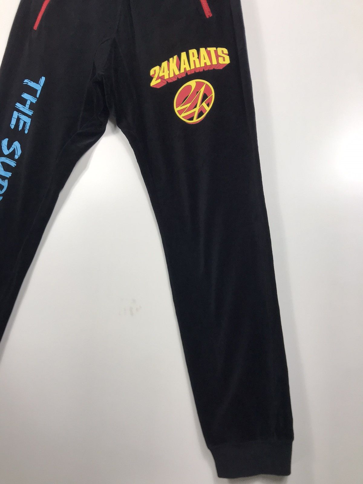 Japanese Brand ⚡️Vintage Y2K 24Karats Exile Tribe Velvet Sweatpants Size US 38 / EU 54 - 3 Thumbnail