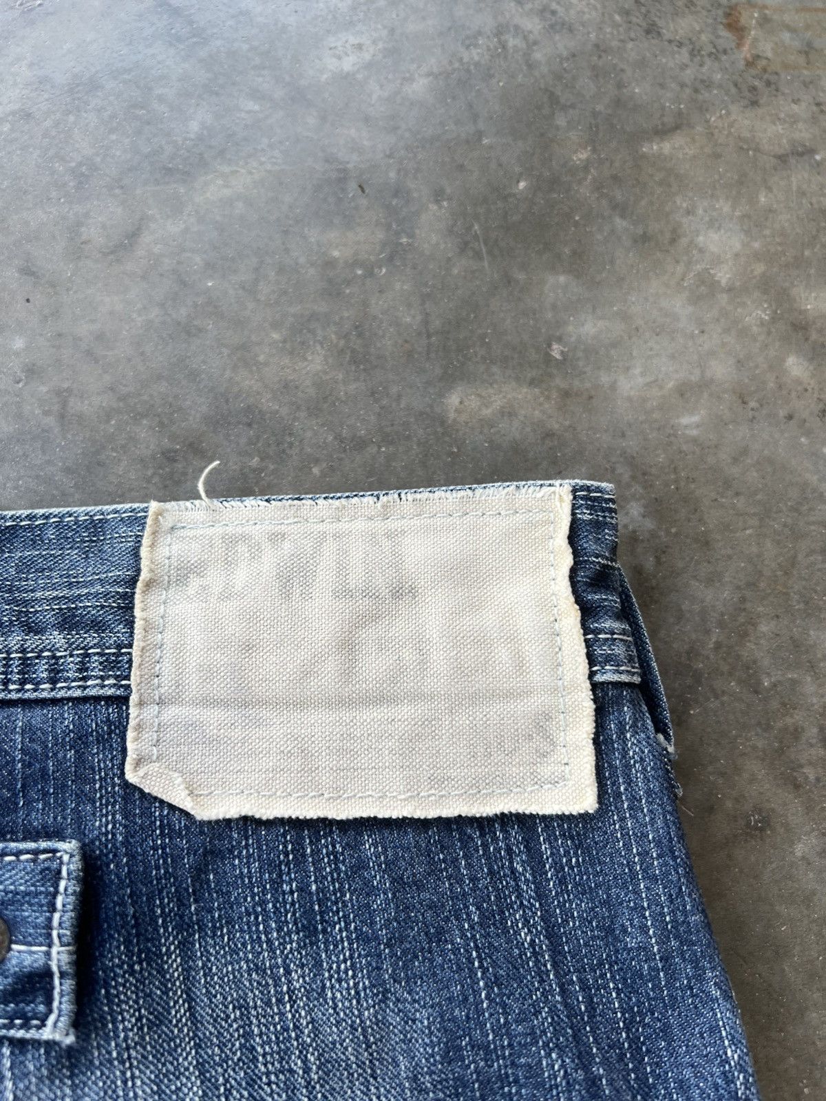 Edwin 💥Flare 💥Vintage Edwin XVS Distress Washed Jean Size US 33 - 22 Thumbnail