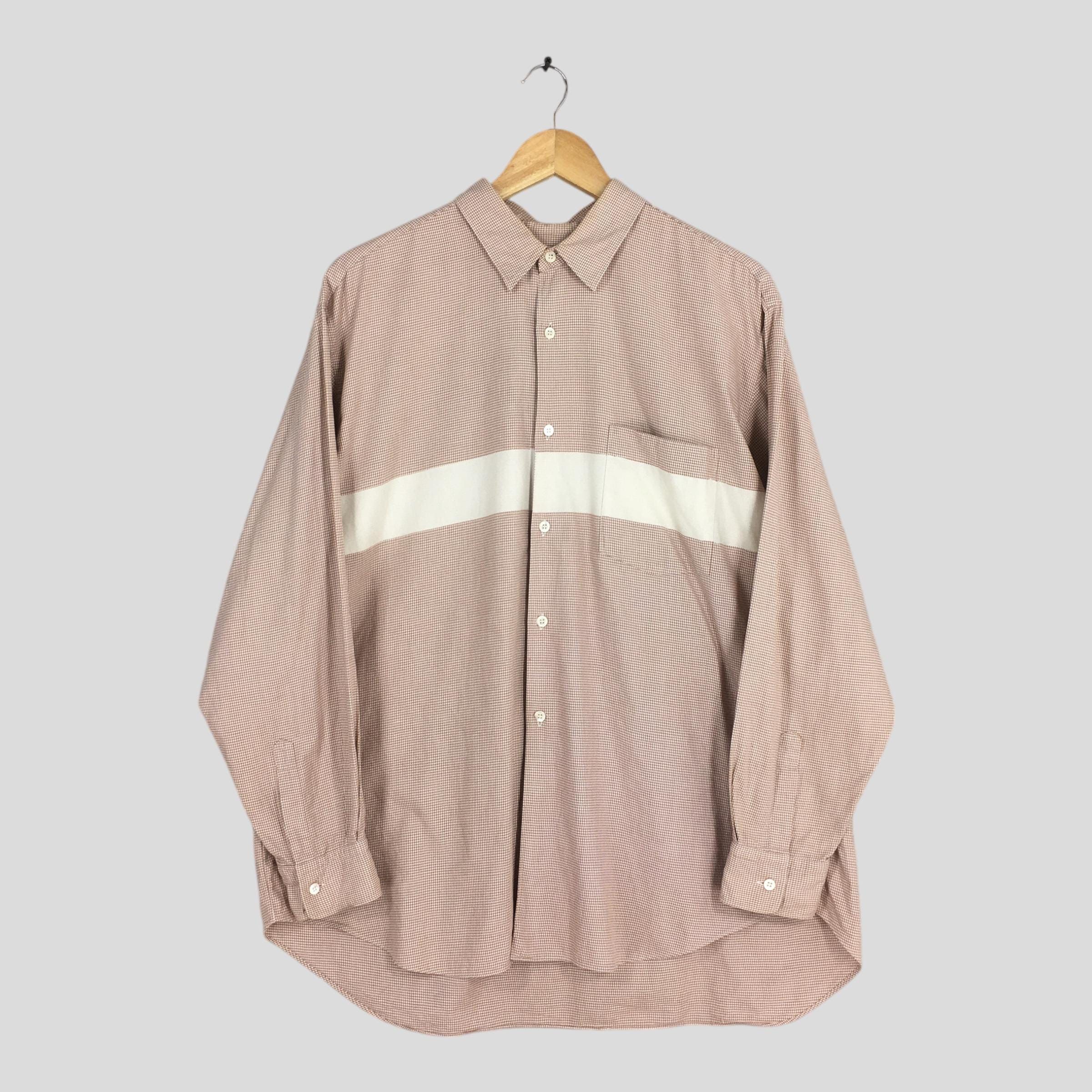 Comme des Garcons Vintage 90s Comme Des Garcons Checkered Shirt XLarge Size US XL / EU 56 / 4 - 1 Thumbnail