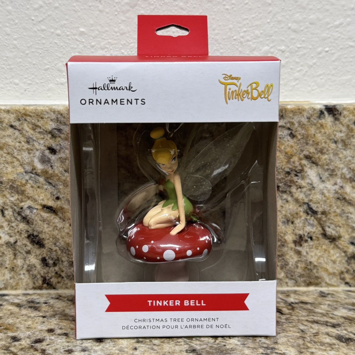 Disney × Other 2024 Hallmark Disney Tinker Bell Mushroom Christmas Ornament Size ONE SIZE - 1 Thumbnail