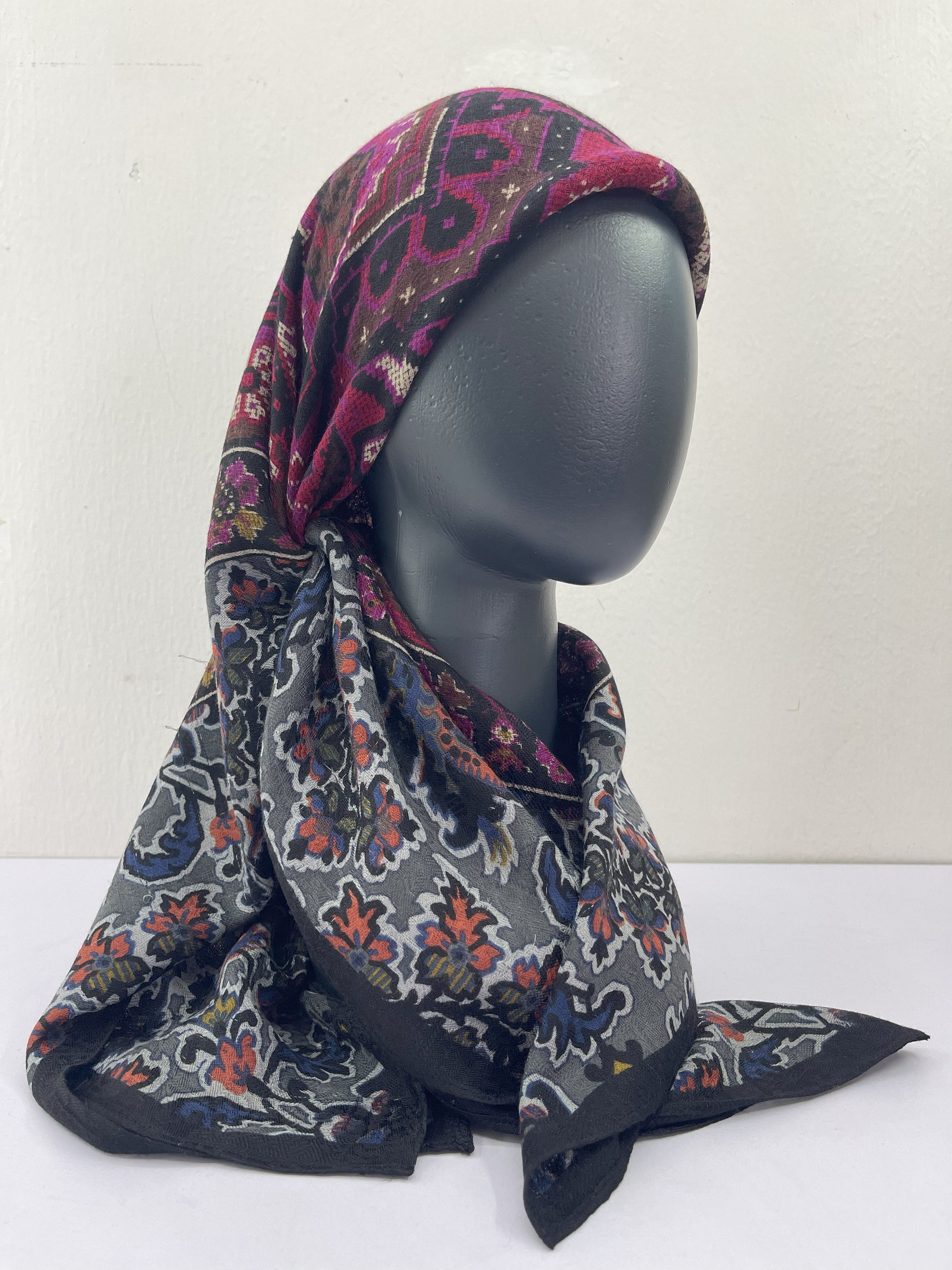 Kenzo Vintage Kenzo Wool + Silk Scarf - S7002 Size ONE SIZE - 2 Thumbnail
