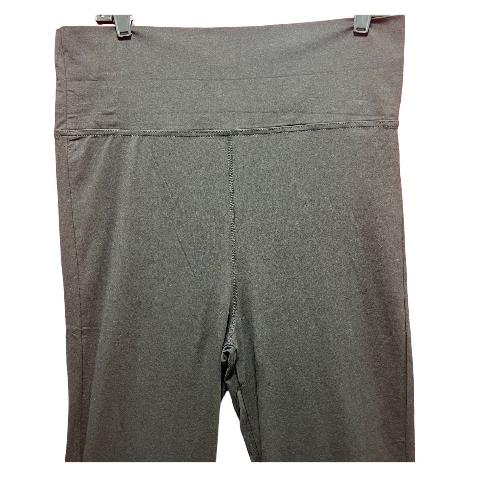 Other Faded Rose - Women's Stretch Wide Leg Pants - Black - Extra Size 34" / US 12 / IT 48 - 11 Thumbnail