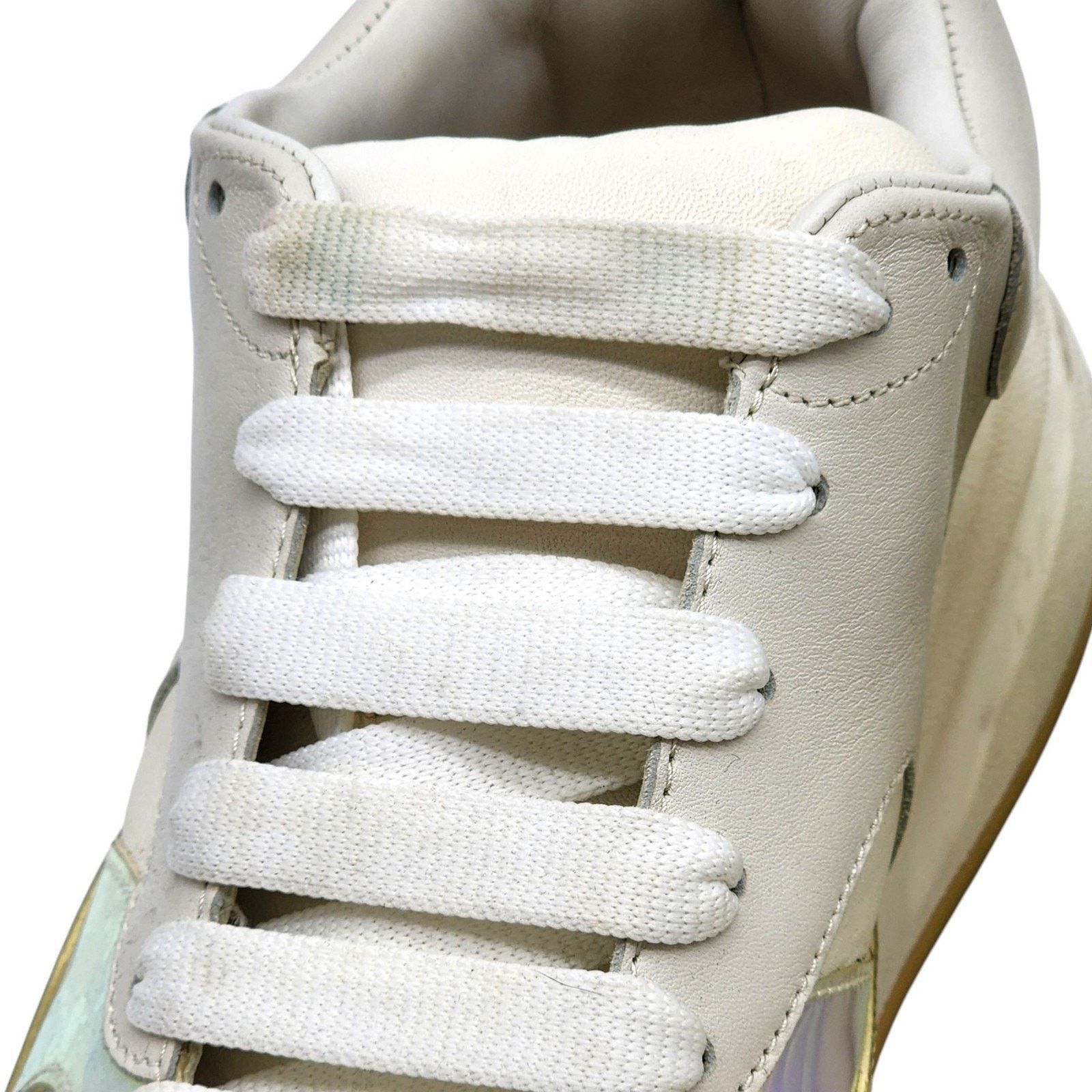 Alexander McQueen Leather Iridescent Trim Multi Sneakers EU 46 US 13 Size US 13 / EU 46 - 12 Thumbnail
