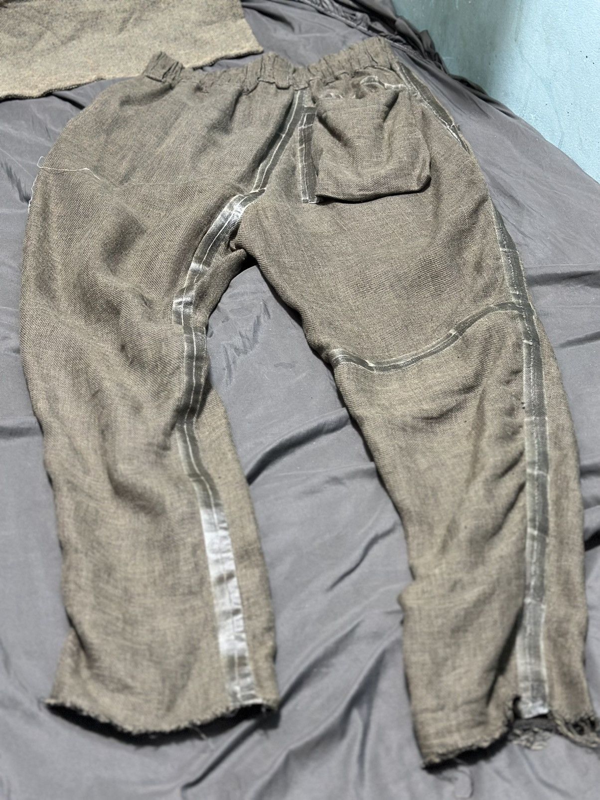 Taichi Murakami TAICHIMURAKAMI COIN CARGO L/C TROUSERS HEMP dubble face Size US 34 / EU 50 - 3 Thumbnail