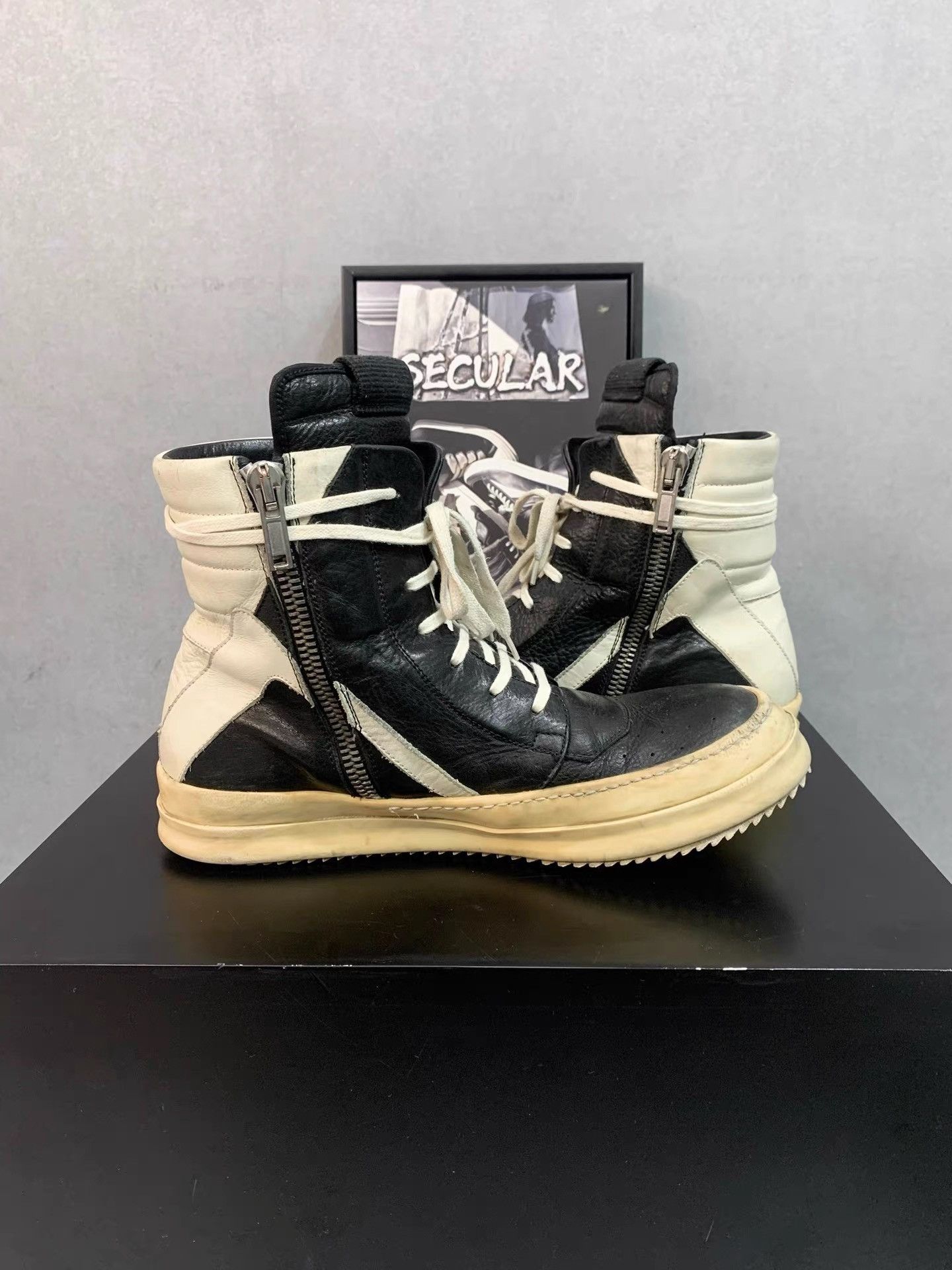 Rick Owens Rick Owens 10SS Original Stapled Geobasket K34 Size US 10 / EU 43 - 5 Thumbnail