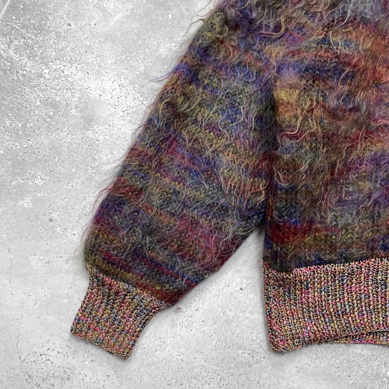 Vintage Vintage 90s Cardigan Two Buttons Faux Mohair Women’s Size L Size L / US 10 / IT 46 - 17 Thumbnail