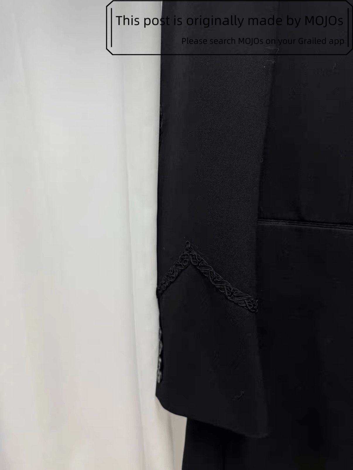 Number (N)ine Sz 4 Number Nine 06AW Noir Velvet Stitch Coat mojos061626 Size US XL / EU 56 / 4 - 5 Thumbnail