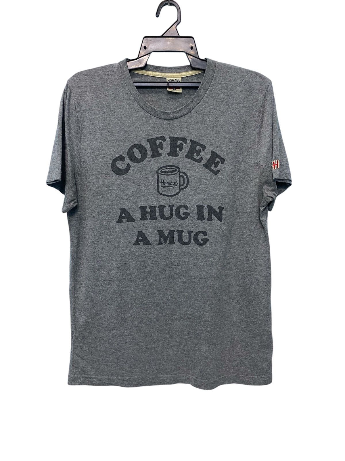 Homage × Vintage Rare vintage HOMAGE COFFEE A HUG IN A MUG rayon tee Size US M / EU 48-50 / 2 - 1 Thumbnail