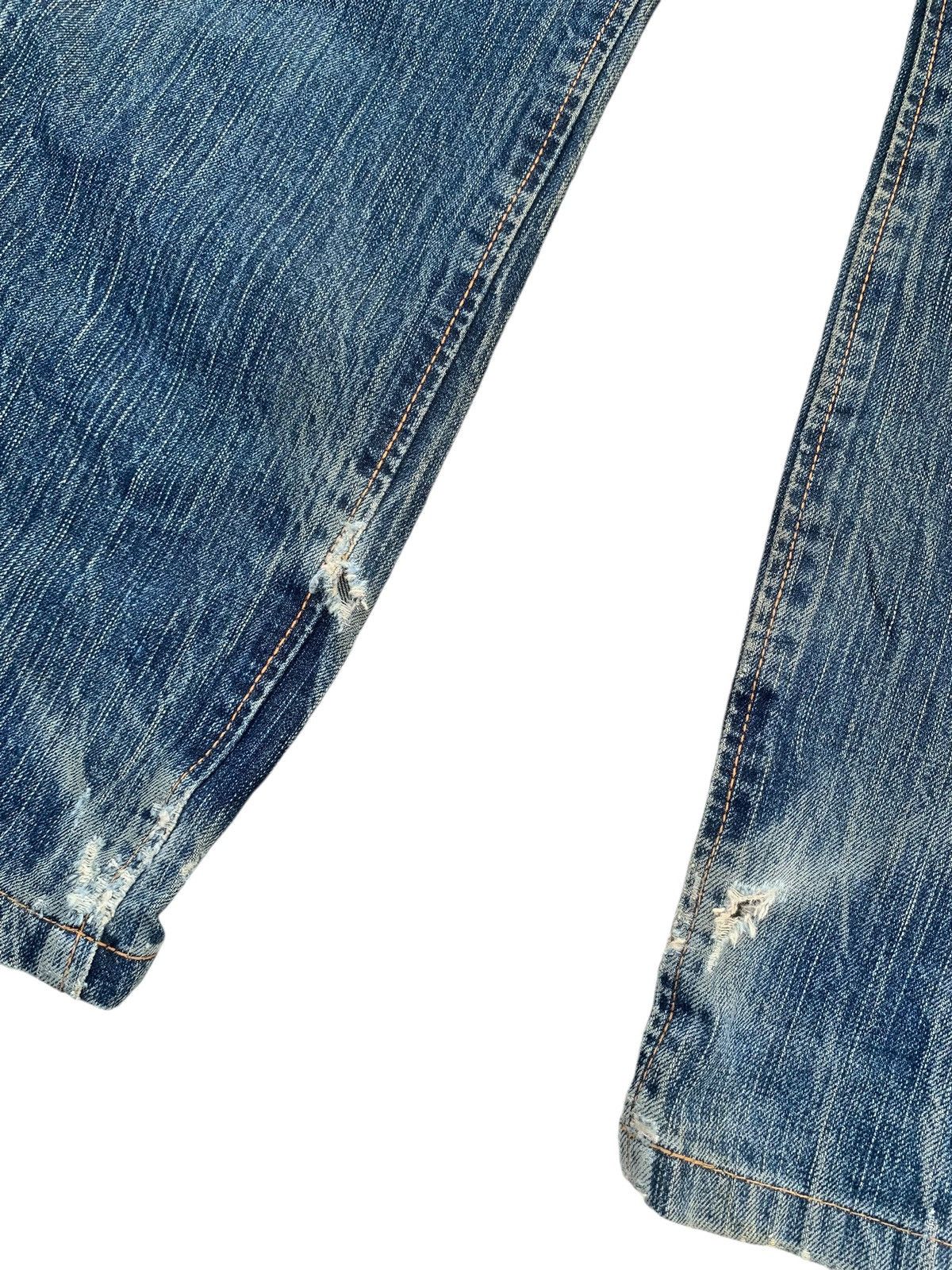 Edwin VINTAGE EDWIN 505z SELVEDGE FADED&RUSTY DISTRESSED DENIM Size US 30 / EU 46 - 22 Thumbnail