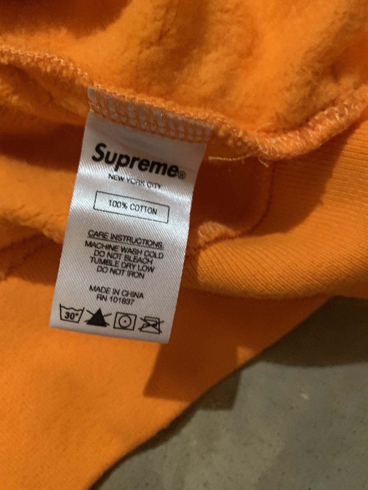 Supreme Supreme Orange Zip Pouch Hoodie SS19 Size US M / EU 48-50 / 2 - 5 Thumbnail