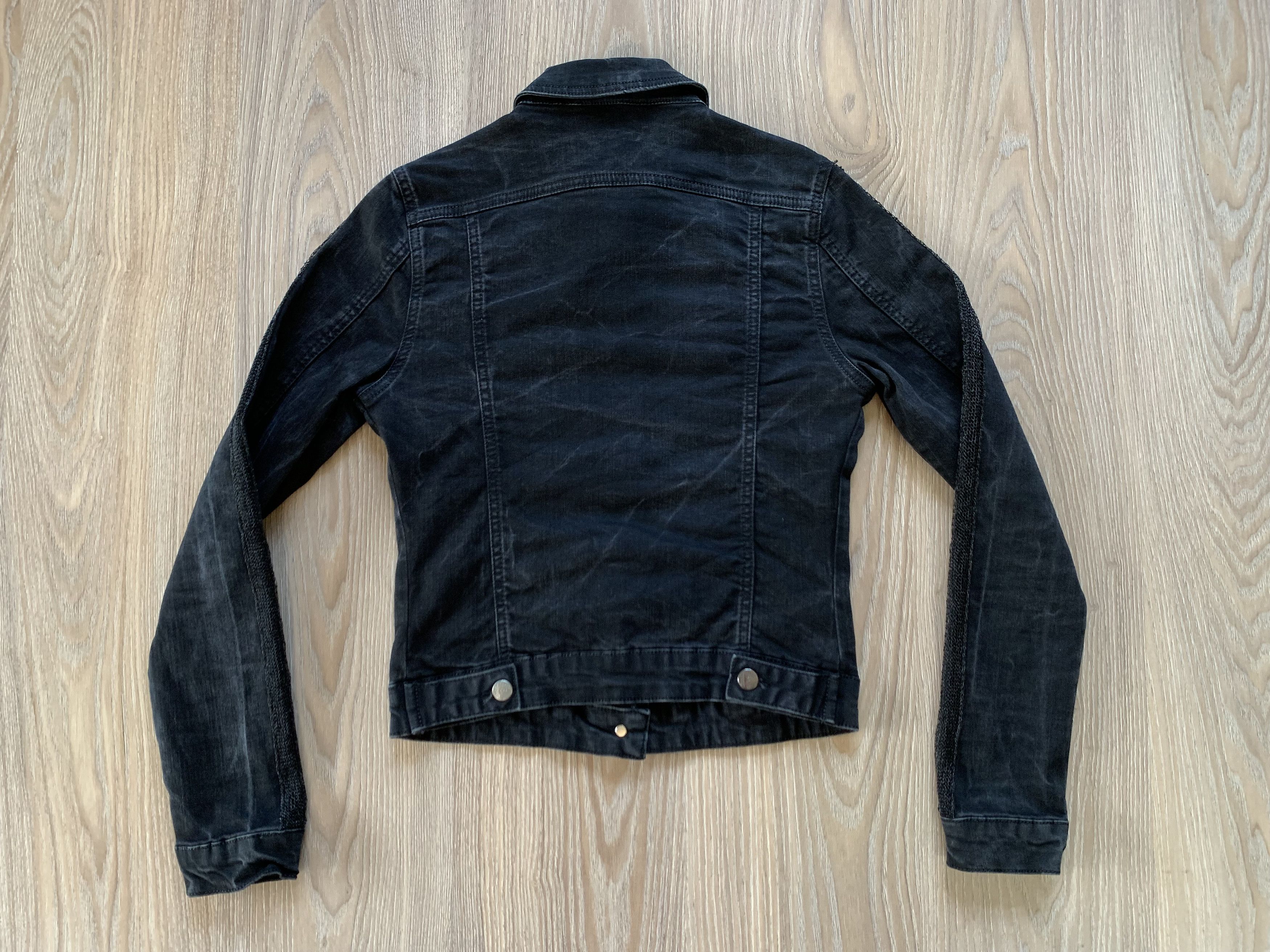 Guess Guess Black Stretch Denim Jacket Size M / US 6-8 / IT 42-44 - 3 Thumbnail