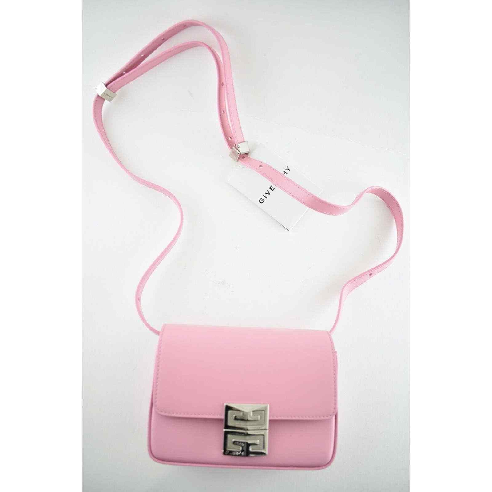 Givenchy Givenchy Mini Leather Silver Flap Crossbody Shoulder Bag Size ONE SIZE - 4 Thumbnail