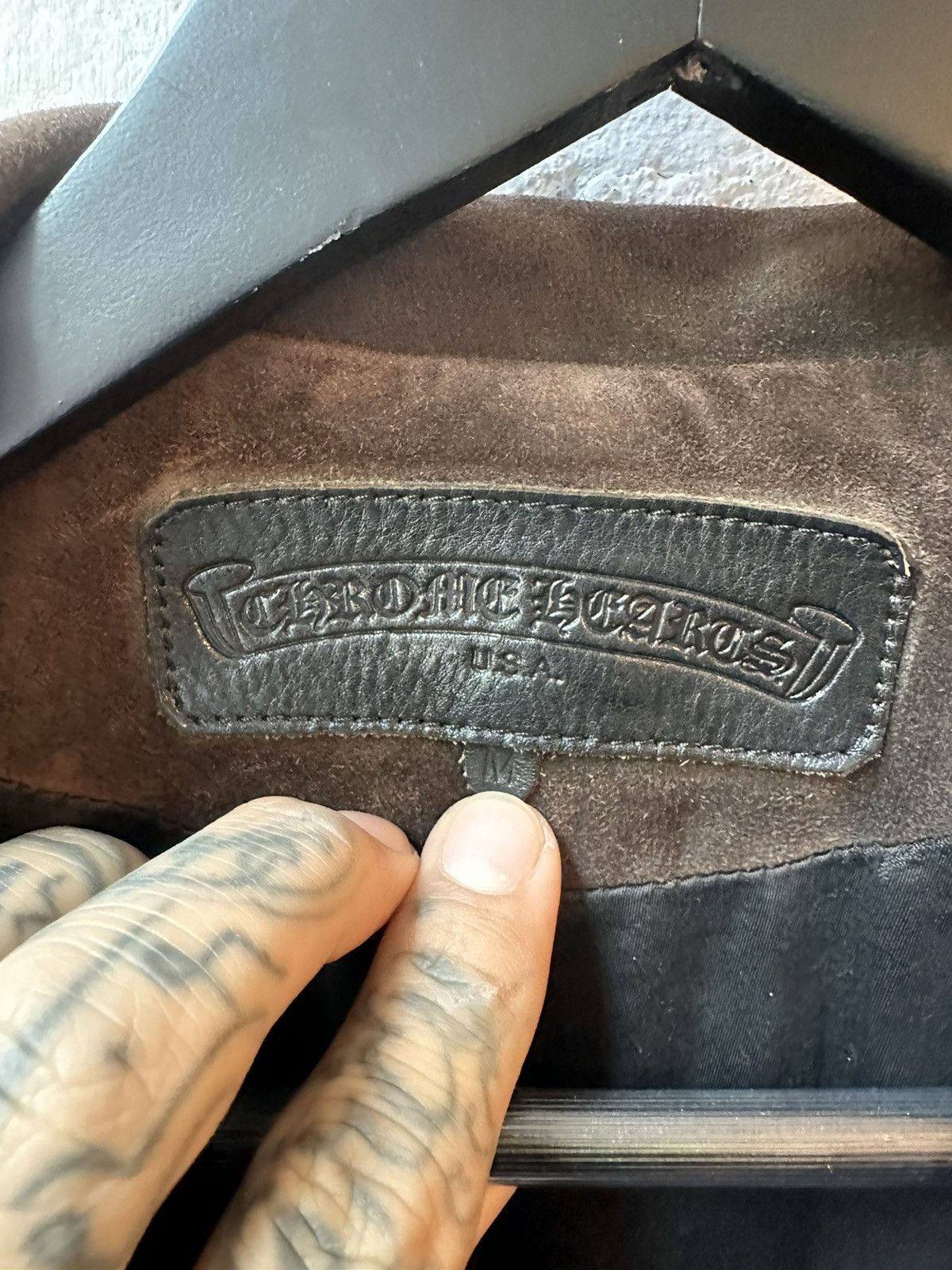 Chrome Hearts CHROME HEARTS BEAUTIFUL SUEDE LEATHER JACKET M / L Size US M / EU 48-50 / 2 - 3 Thumbnail