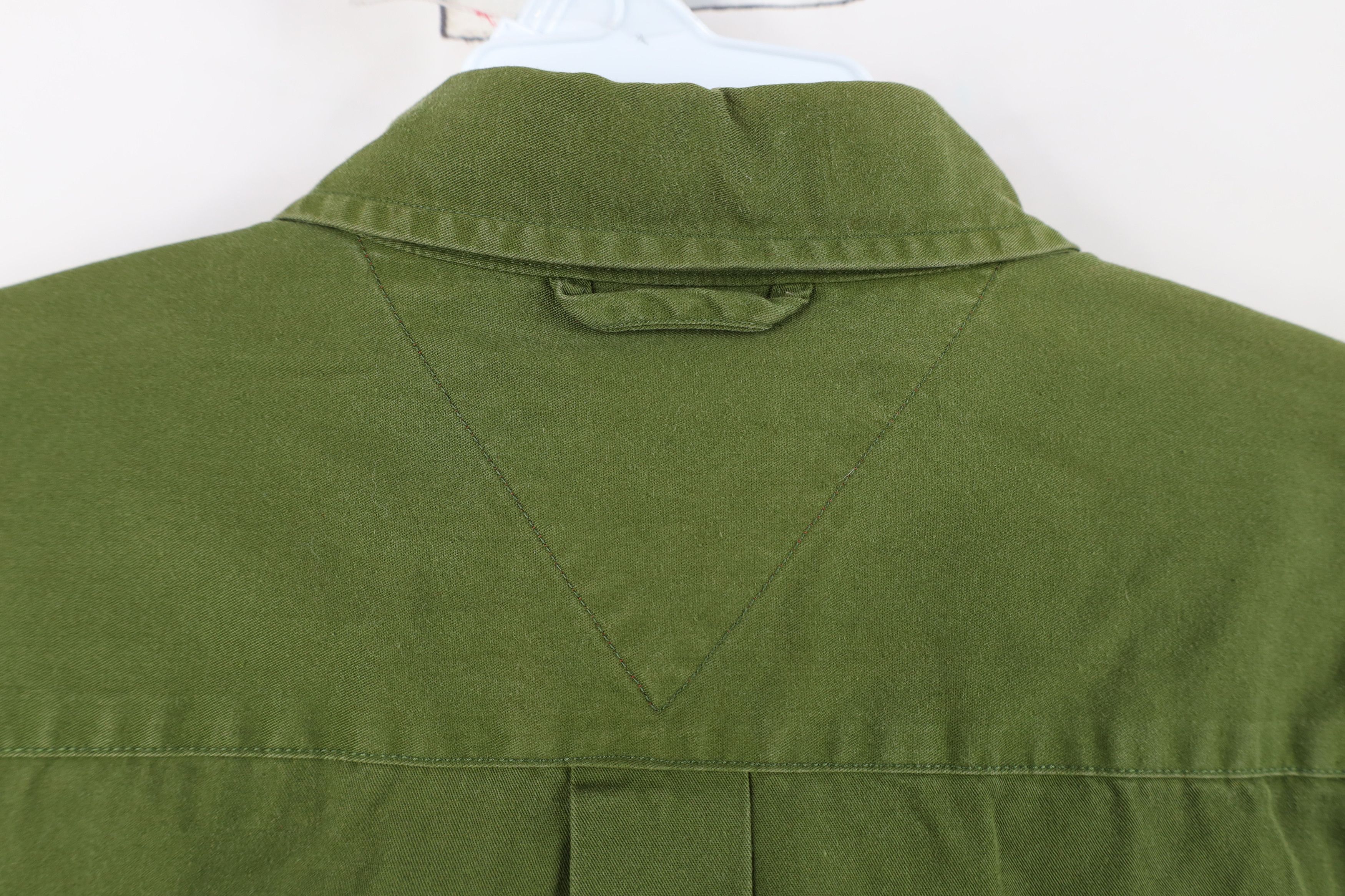 Tommy Hilfiger Vintage 90s Tommy Hilfiger Short Sleeve Button Down Shirt Size US L / EU 52-54 / 3 - 11 Thumbnail
