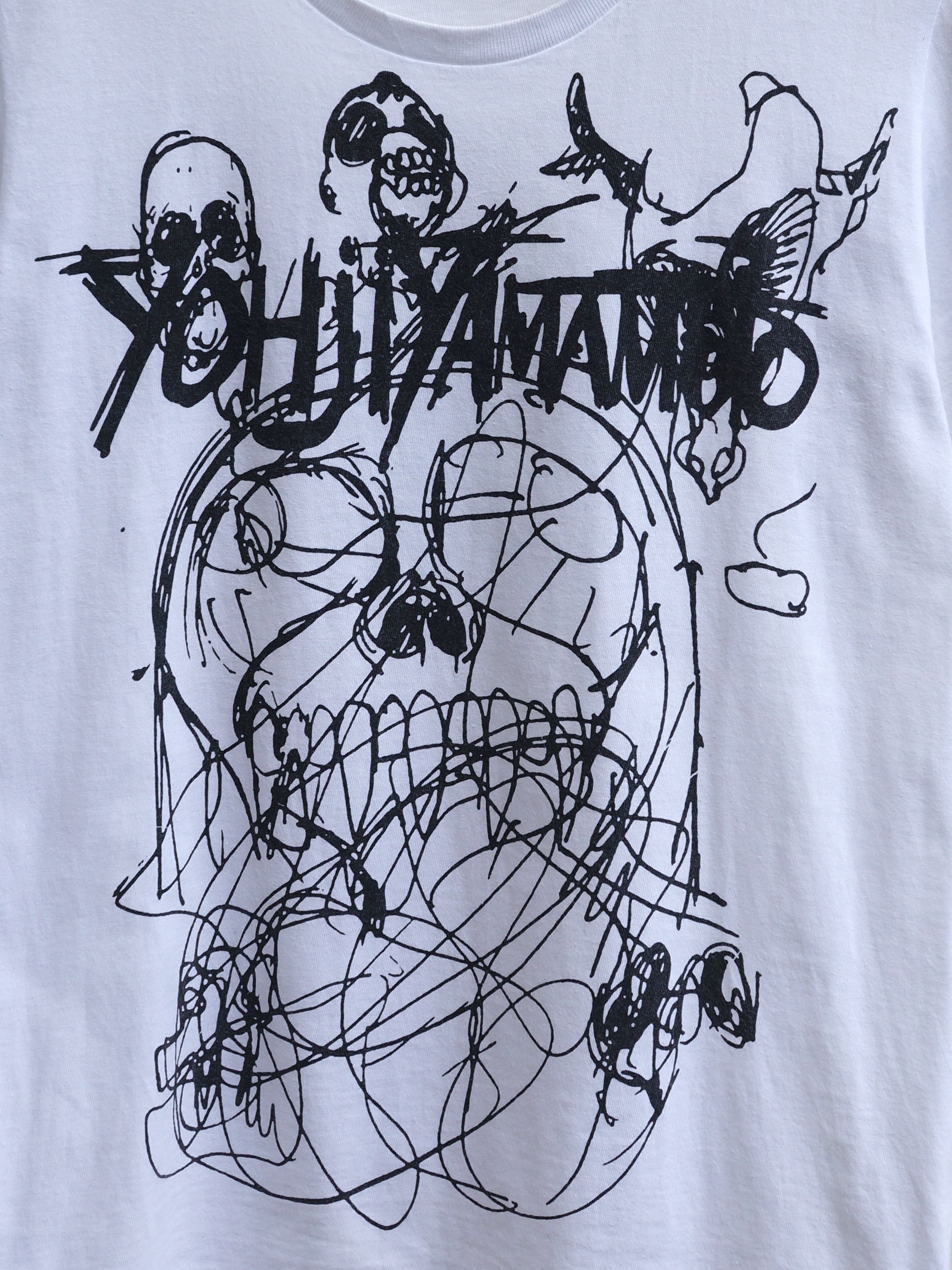 Ground Y × Yohji Yamamoto Ground Y Yohji Yamamoto Skull Punk Tshirt Size 3 (on tag). Size US S / EU 44-46 / 1 - 2 Thumbnail