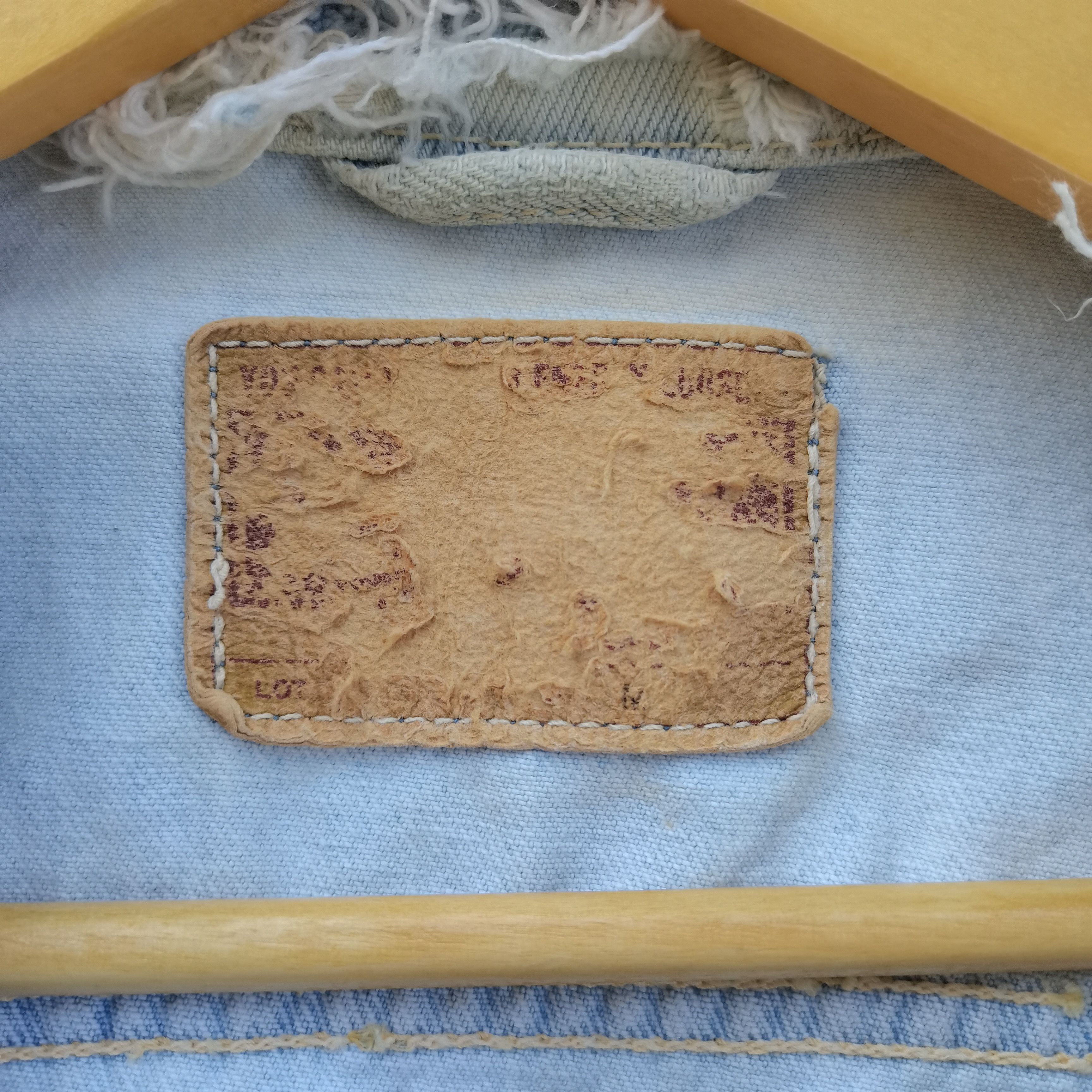 Japanese Brand Vintage BLUE WAY Tank Top Sleeveless Distress Denim Size US M / EU 48-50 / 2 - 14 Thumbnail