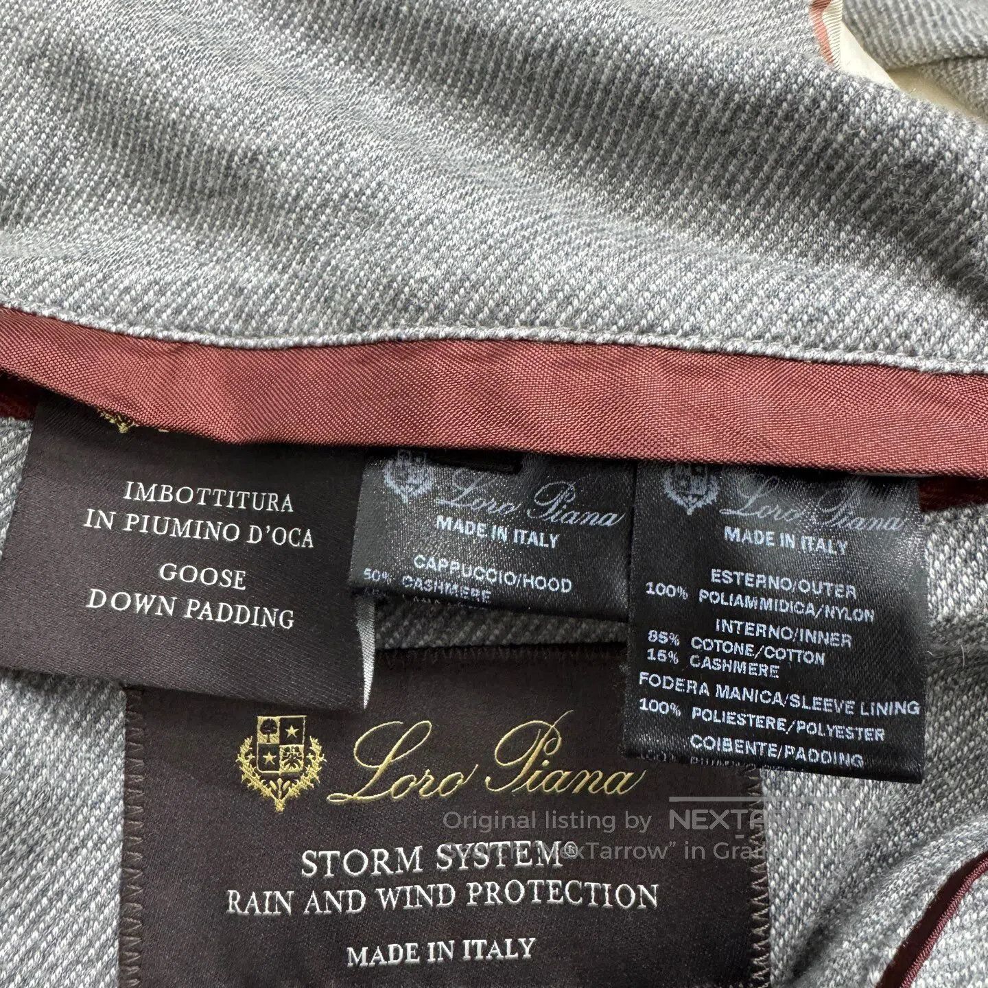 Loro Piana LORO PIANA STORM SYSTEM Down-Blended Wool Knit Jacket| Size US XS / EU 42 / 0 - 6 Thumbnail