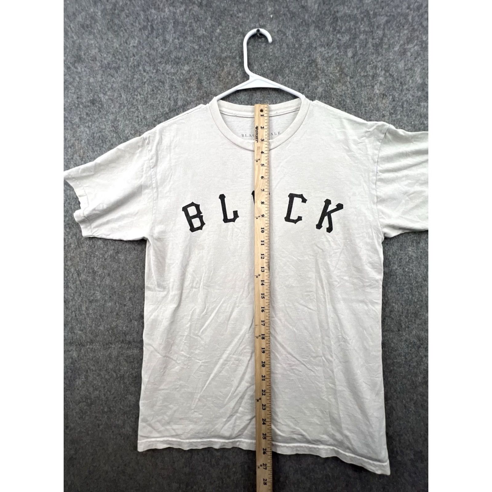 Black Scale Black Scale T-Shirt Mens Crew Neck Short Sleeve Cotton Made in USA Size M Black/White USA 2020s Size US M / EU 48-50 / 2 - 3 Thumbnail
