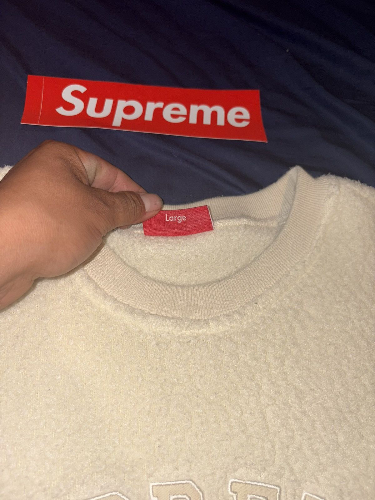 Supreme Supreme polartec deep pile crewneck Size US L / EU 52-54 / 3 - 4 Thumbnail