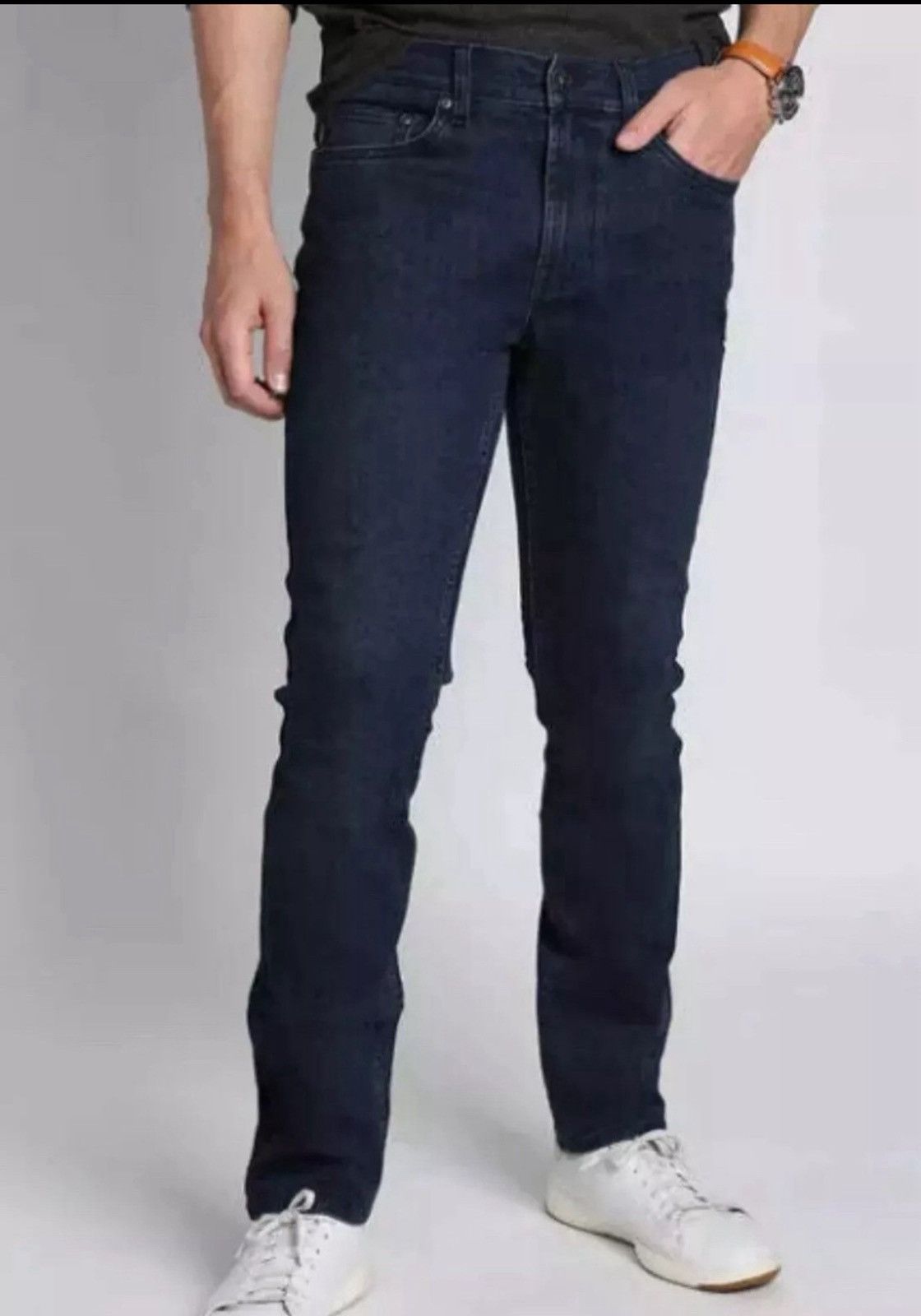 JACHS NY JACHS Straight Leg Comfort Fit Jeans Stretch Denim 34x32 Size US 34 / EU 50 - 2 Thumbnail