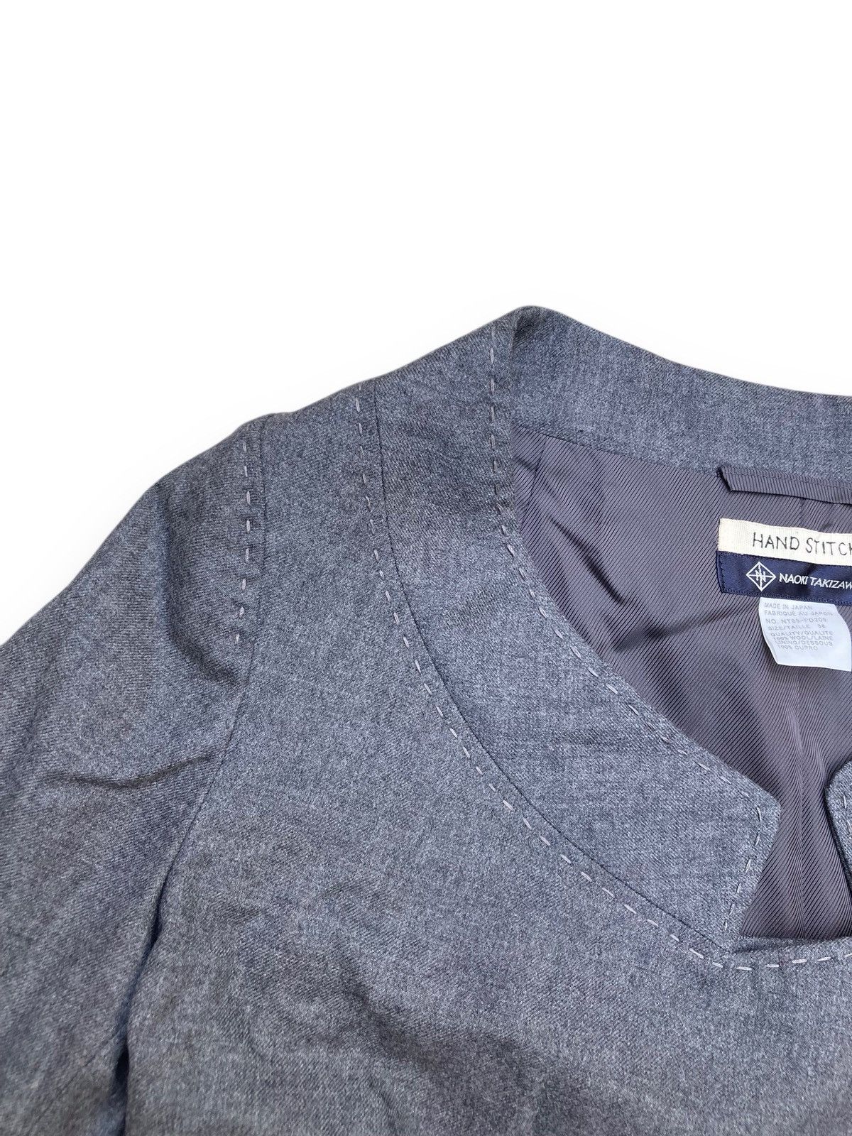 Issey Miyake Rare! NAOKI TAKIZAWA Avant-Garde Asymmetric Blazer Size M / US 6-8 / IT 42-44 - 4 Thumbnail