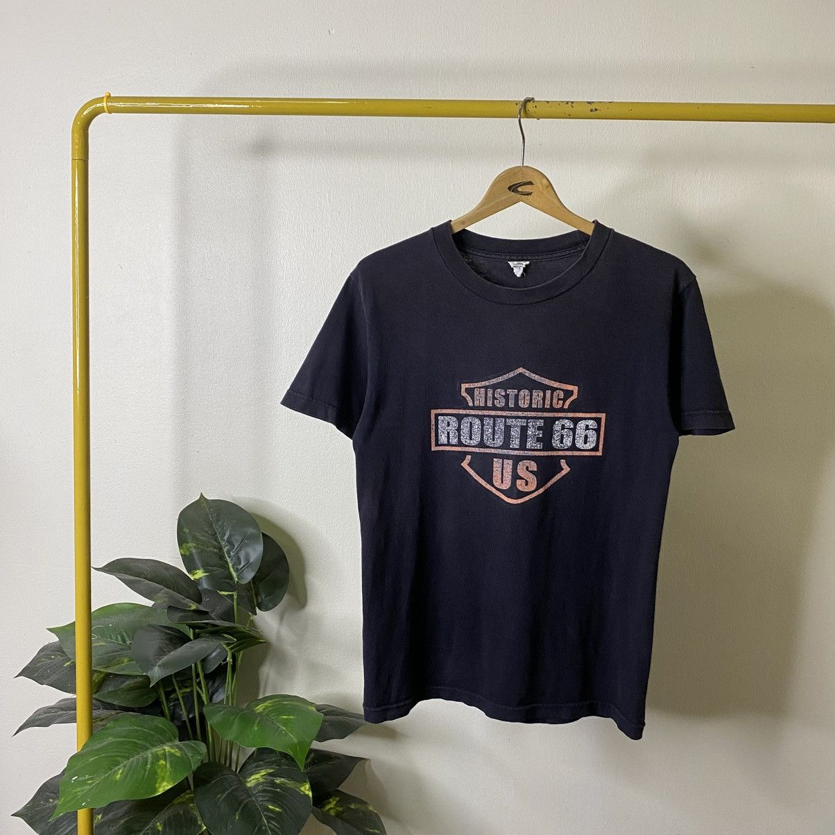 Vintage Y2K Route 66 Historic US Harley Davidson Logo Style T Shirt Size US S / EU 44-46 / 1 - 1 Thumbnail