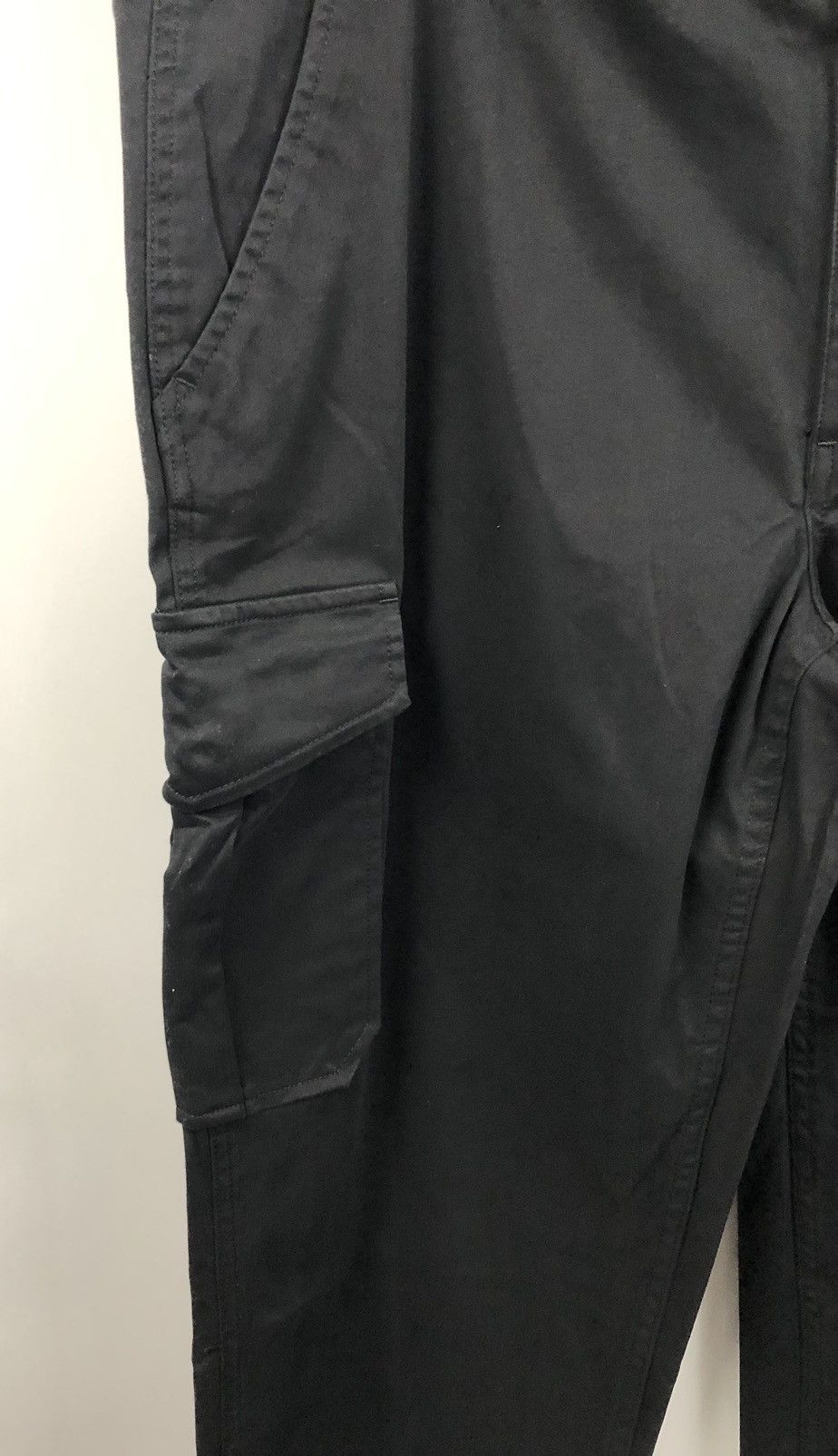 Other American Tall Tapered Stretch Cotton Black Jogger Pants Size US 38 / EU 54 - 7 Thumbnail