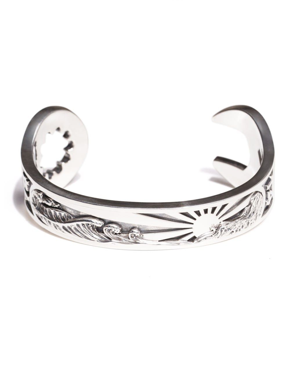 Other SPEEDFREAK / Handcrafted silver cuff bracelet Size ONE SIZE - 3 Thumbnail