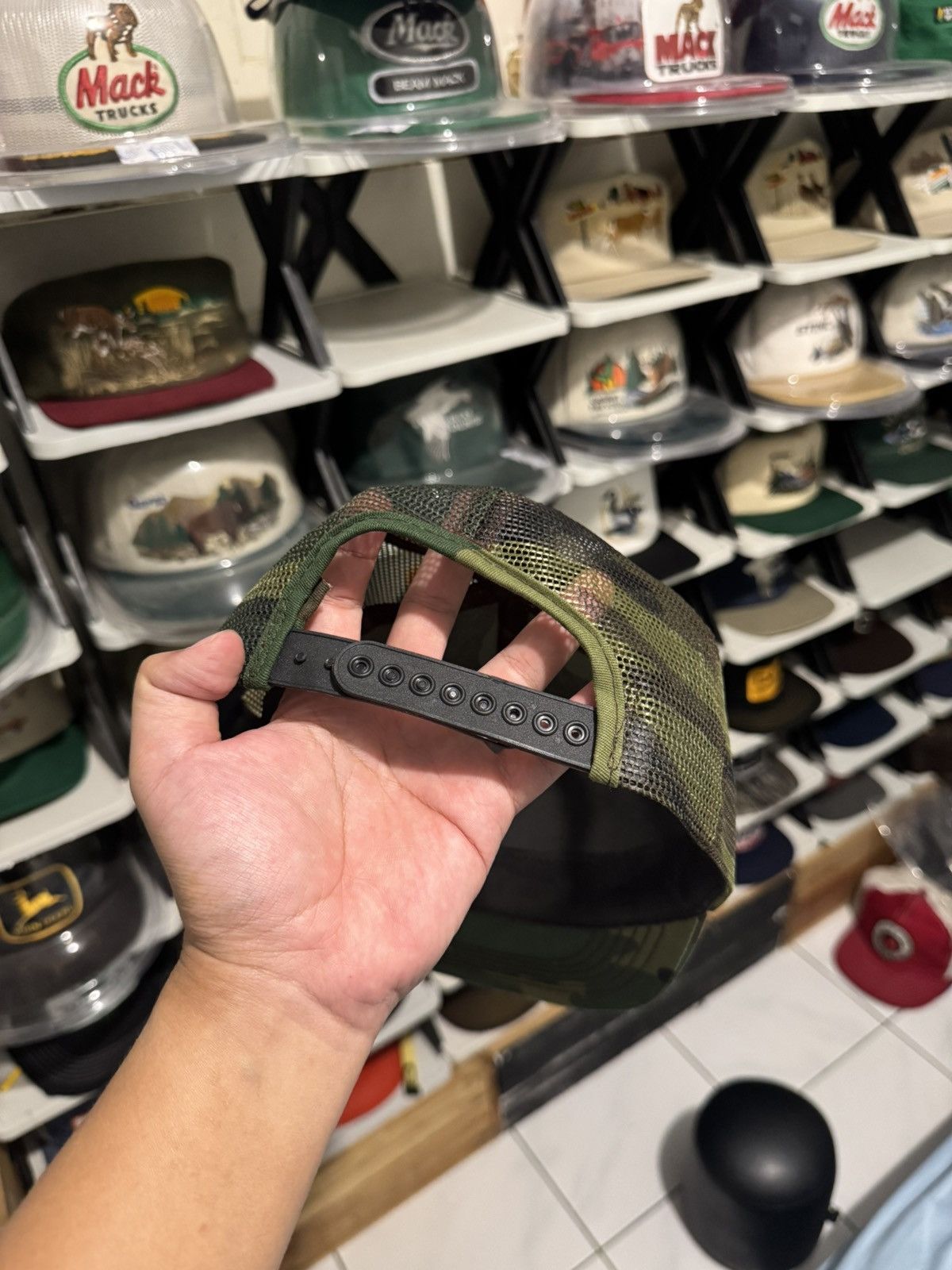 Vintage Vintage STIHL Chainsaw Patch Camo Trucker Hat - K Products Size ONE SIZE - 5 Thumbnail