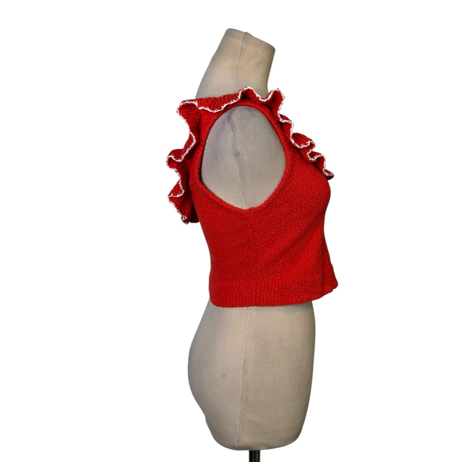 Urban Outfitters Urban Outfitters Orange One Shoulder Crop top Size Small Size S / US 4 / IT 40 - 10 Thumbnail
